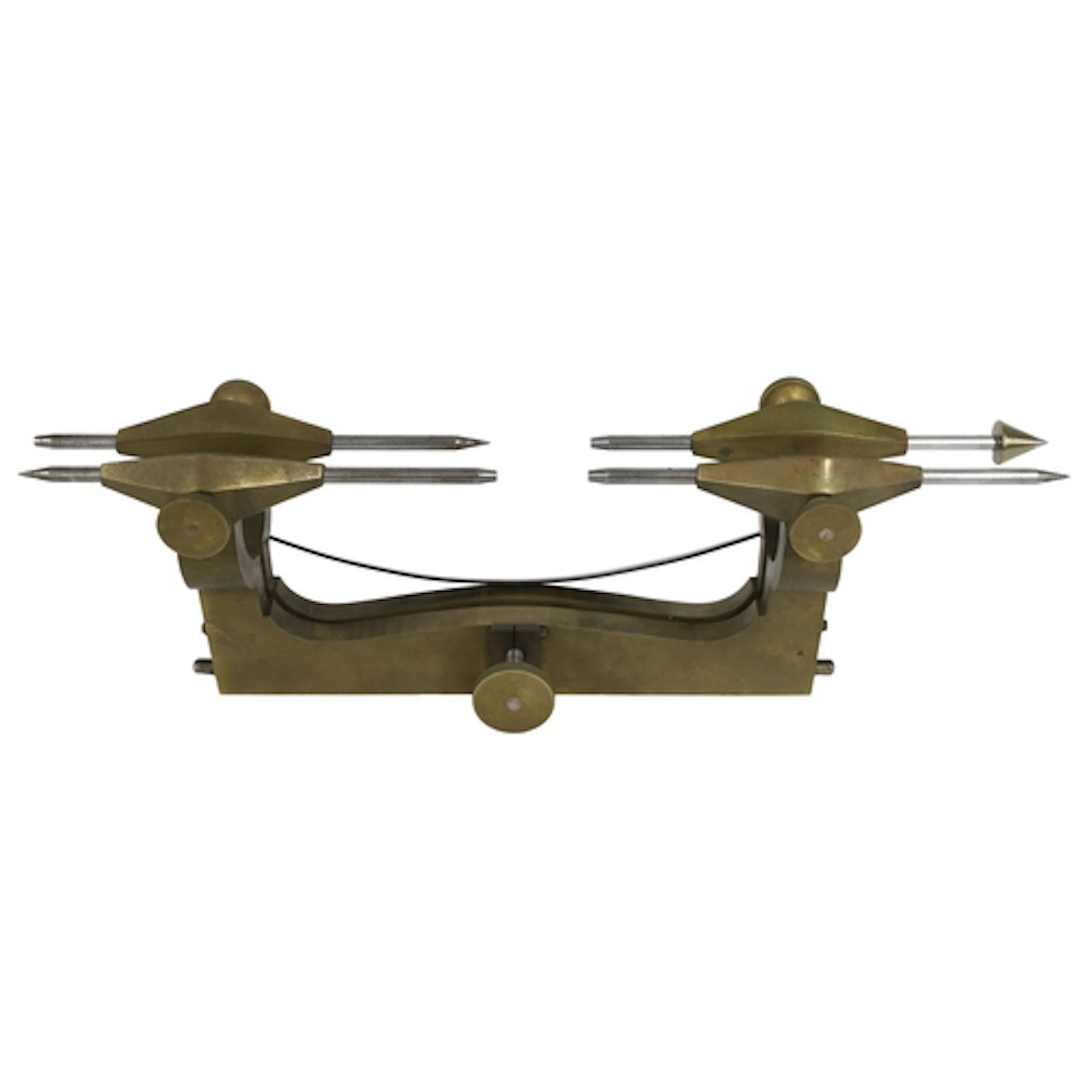 Large brass and steel depthing tool, 8.5'' long approx...