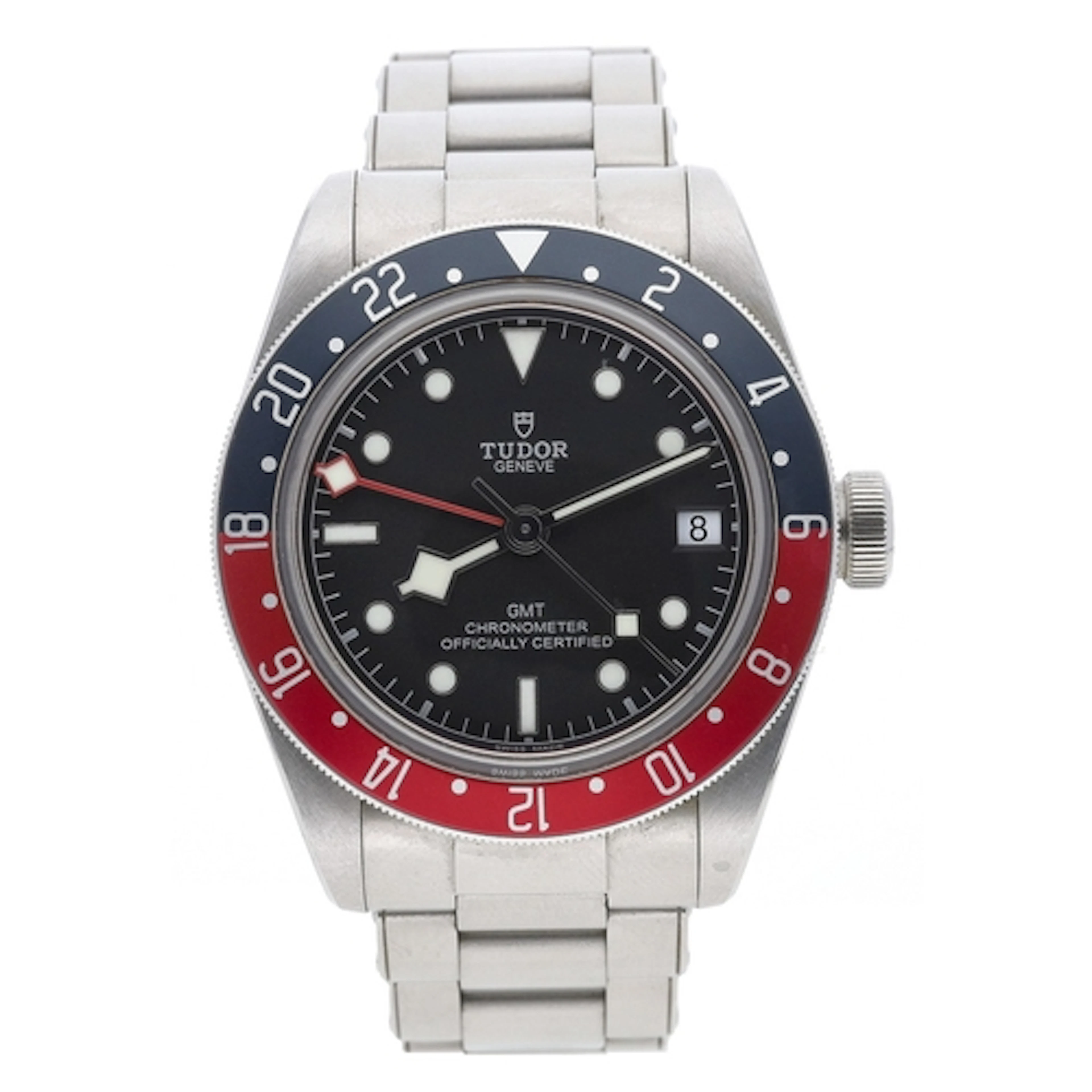 Tudor Black Bay GMT Chronometer automatic stainless steel ge...
