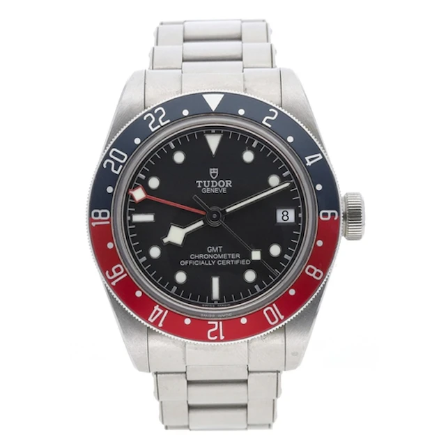 Tudor Black Bay GMT Chronometer automatic stainless steel ge...
