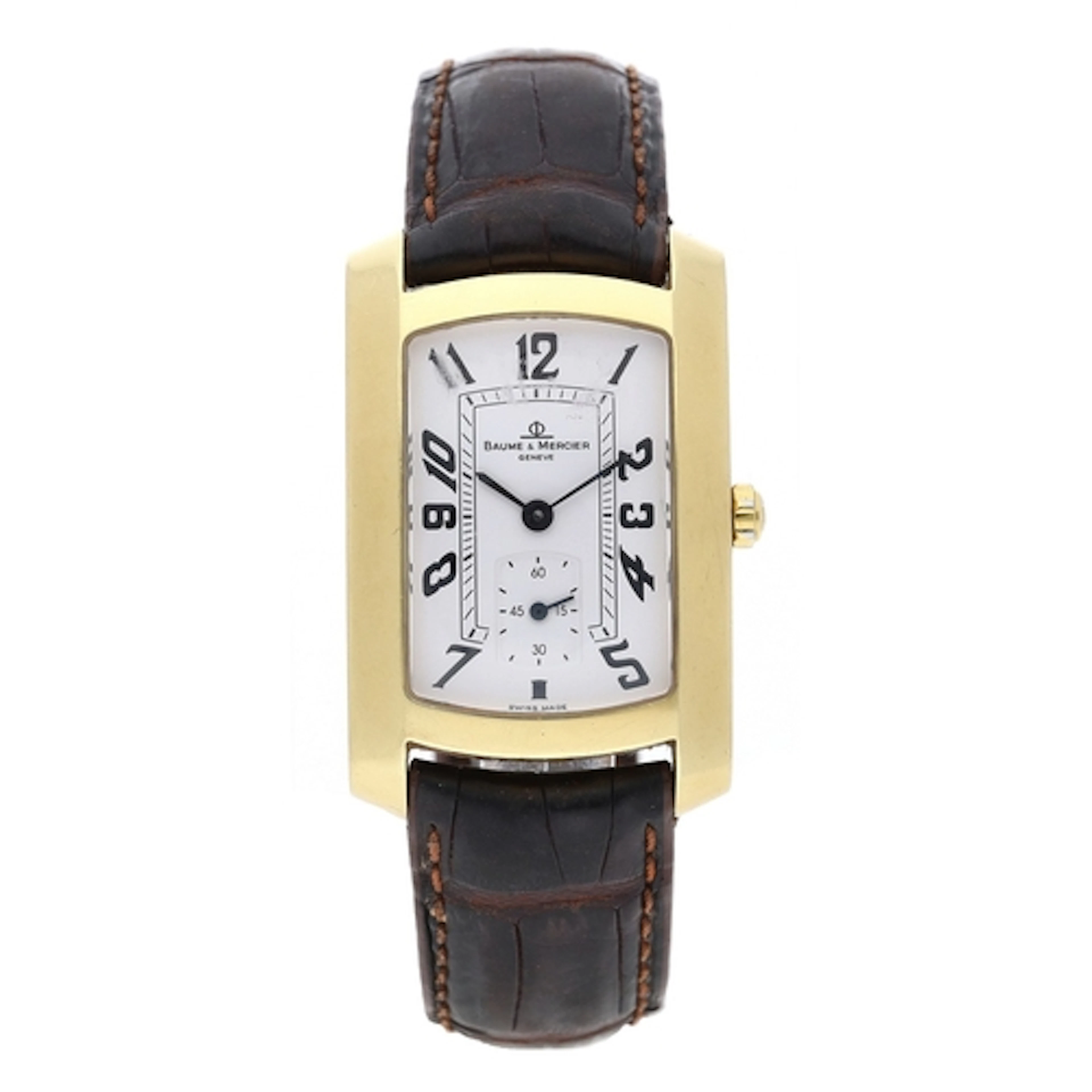 Baume & Mercier Hampton Milleis 18ct gentleman's wristwa...