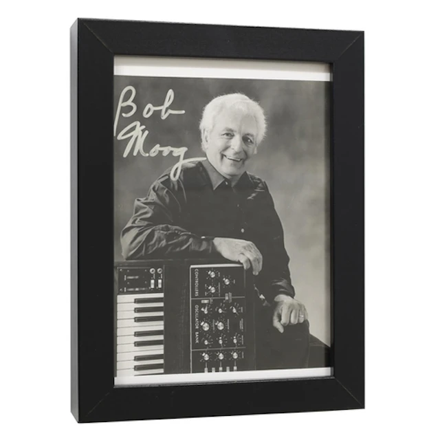 Bob Moog - Autographed Photograph with Big Briar Letter An ...