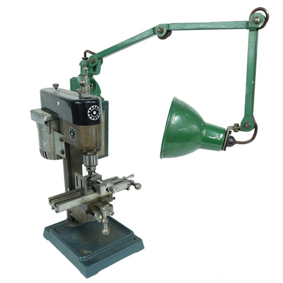Cowells 95 Vertical Milling Machine, with lamp attachment...