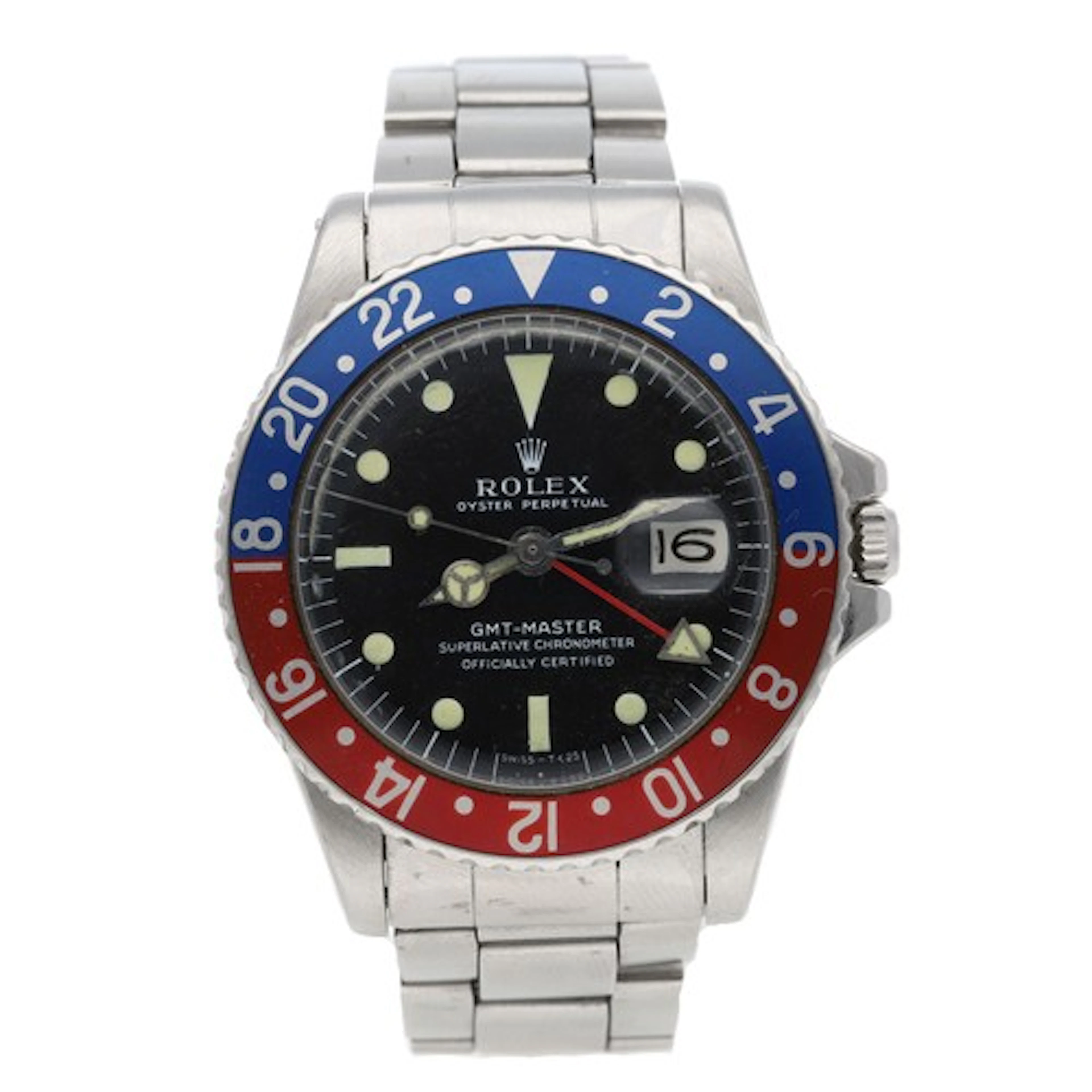 Rolex Oyster Perpetual GMT-Master 'PEPSI' stainless steel ge...