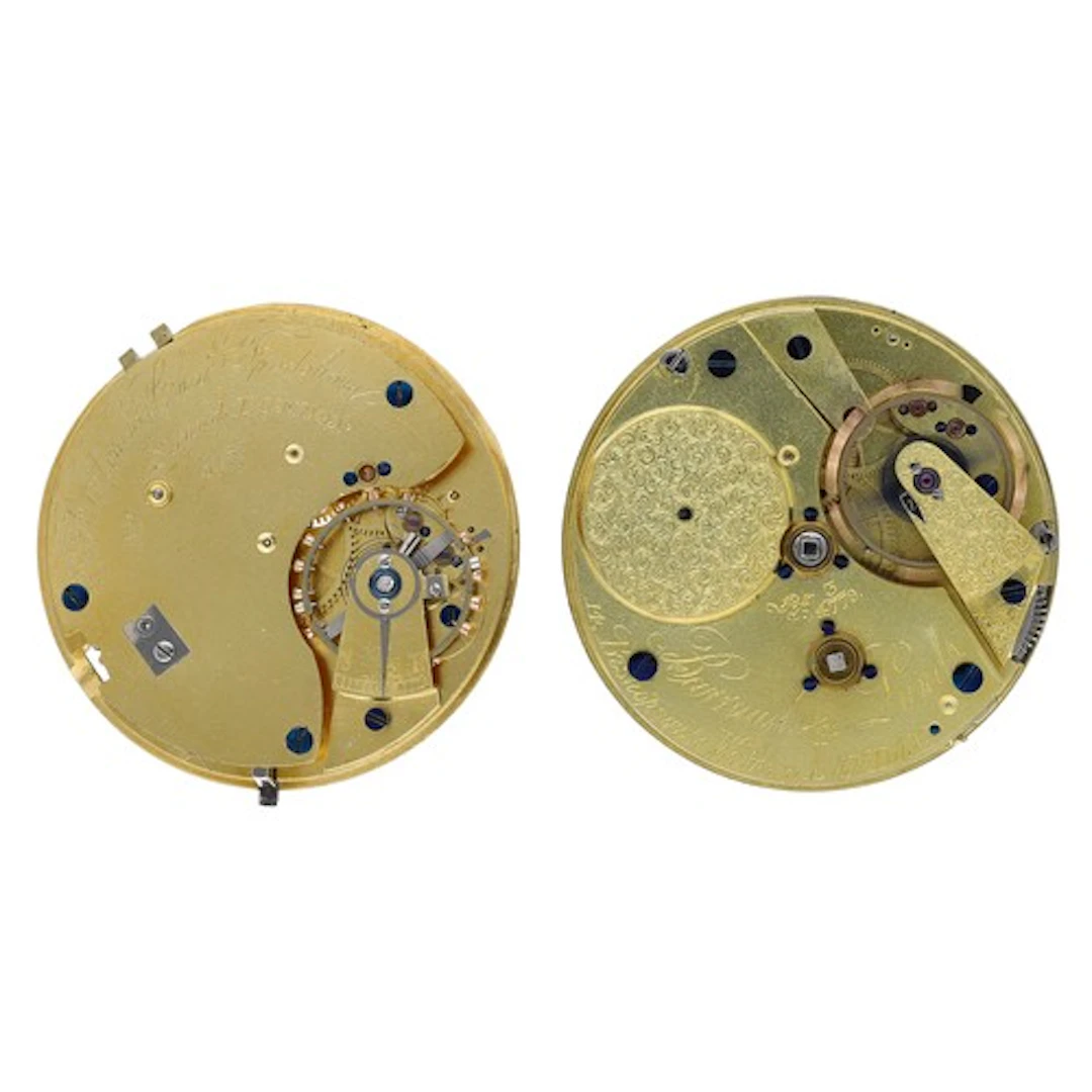 Barraud & Lunds, London - fusee lever pocket watch movem...