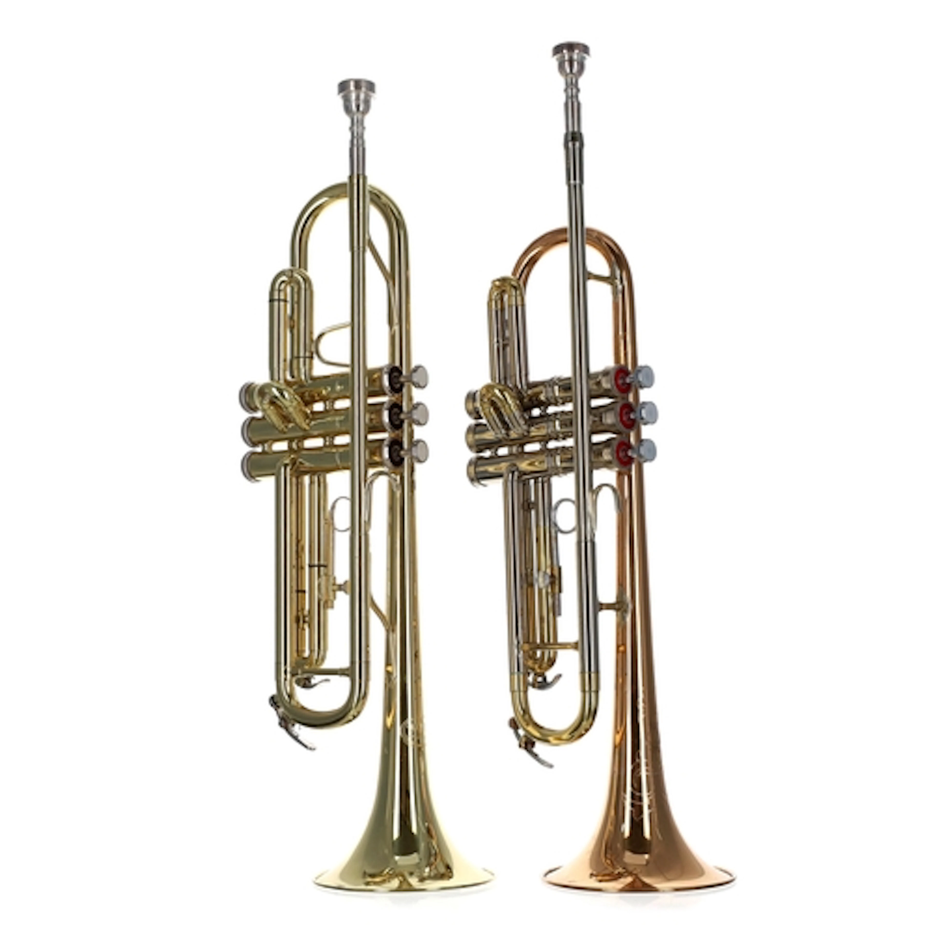 Jupiter JTR-300 Bb trumpet, gold lacquered, with a Vincent B...