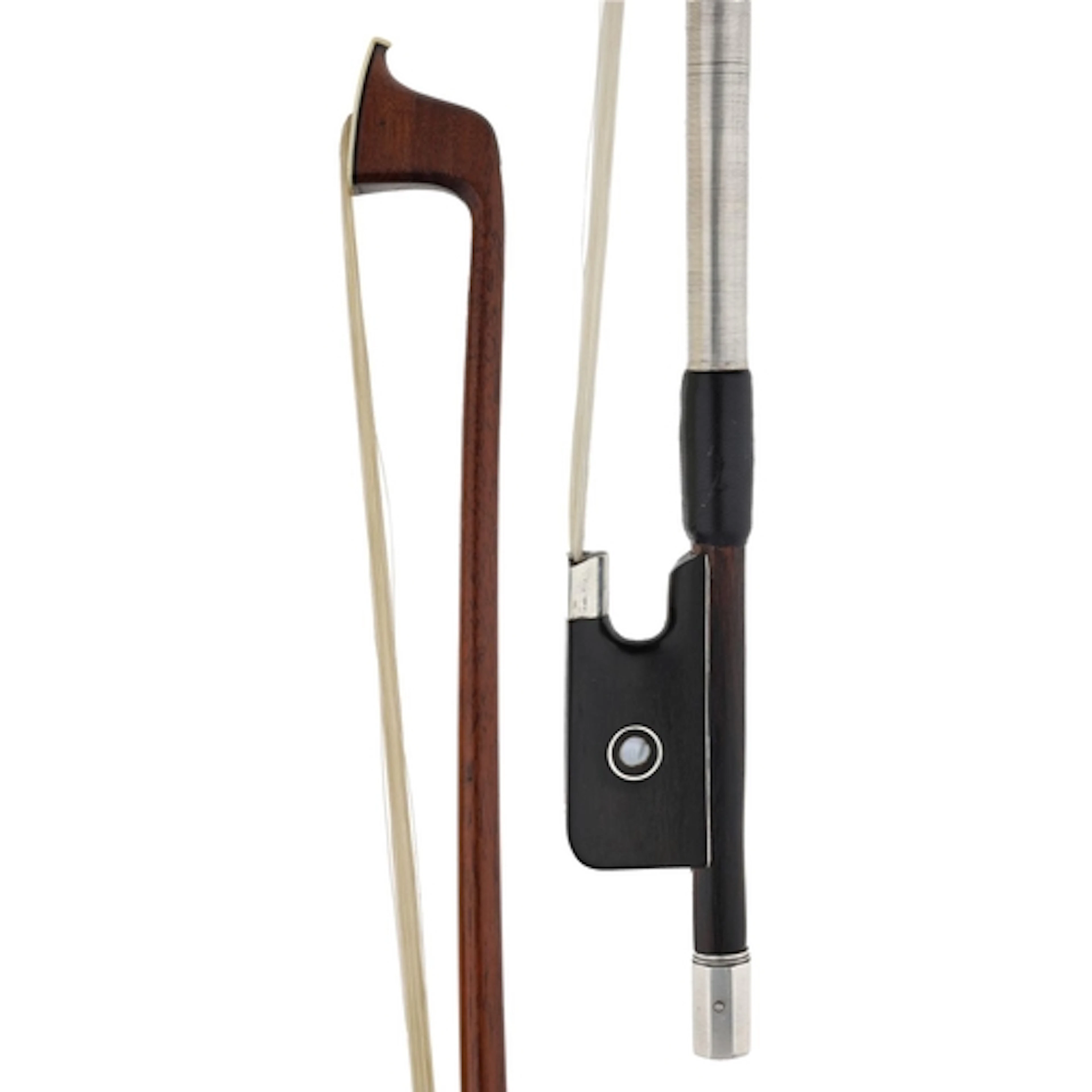French silver mounted violin bow by André Vigneron Fils and ...