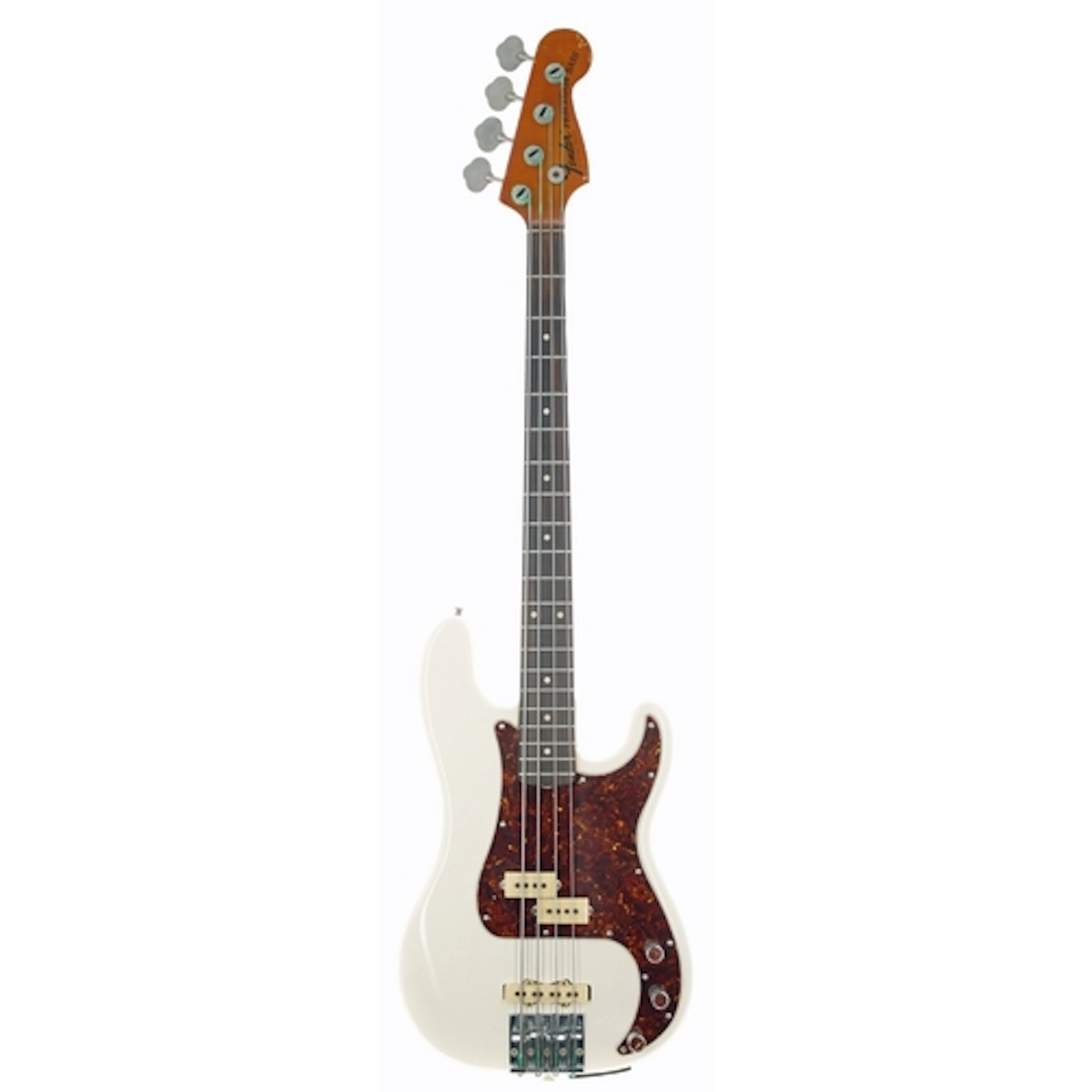 1973 Fender Precision Bass guitar, made in USA; Body: white ...