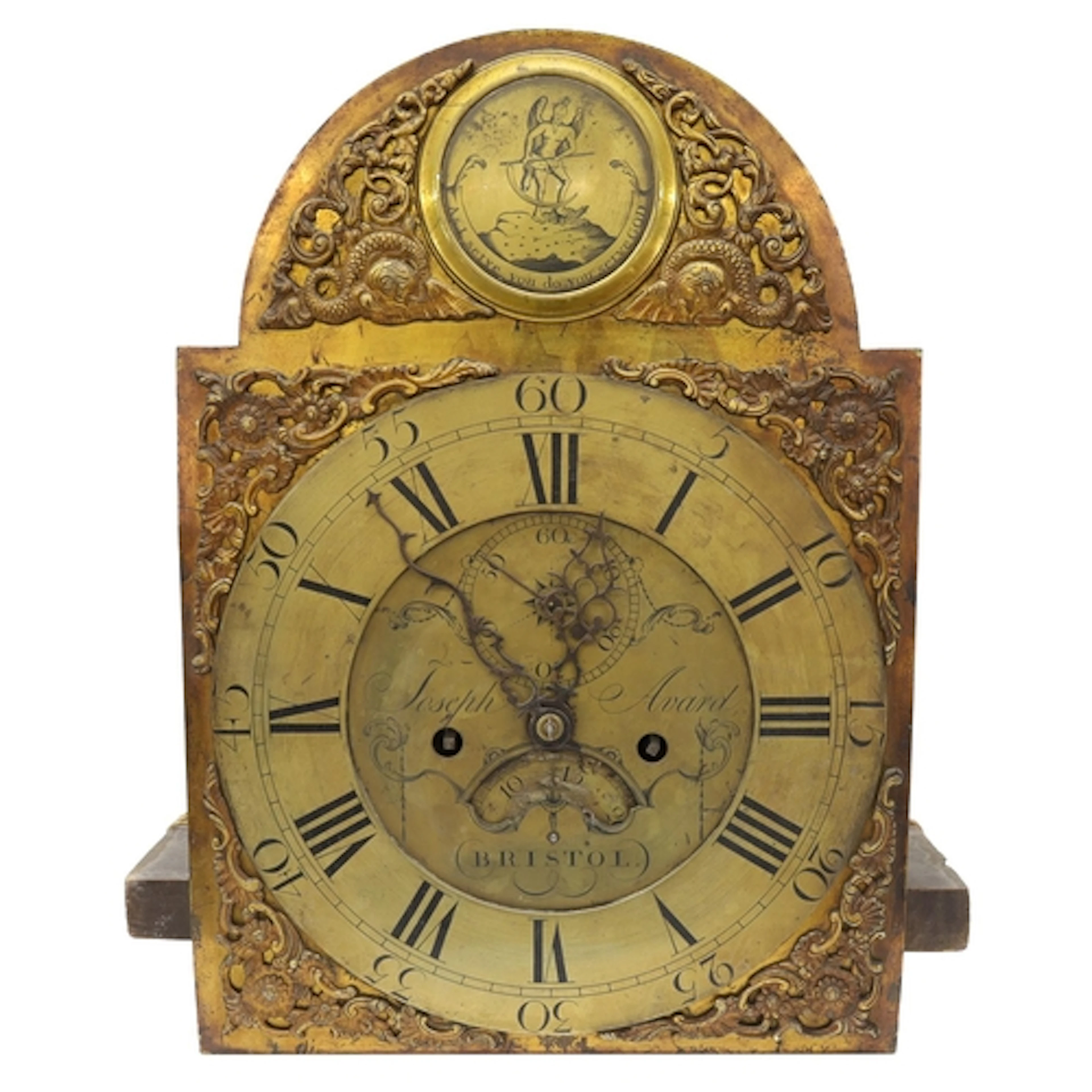 Joseph Avard, Bristol - Georgian eight day longcase clock mo...