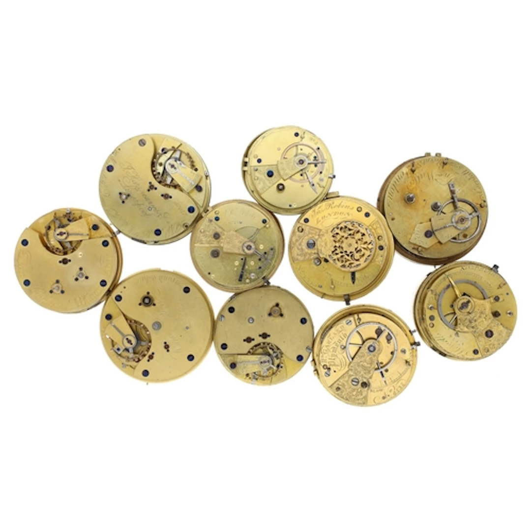 Quantity of pocket watch movement for repair to include two ...