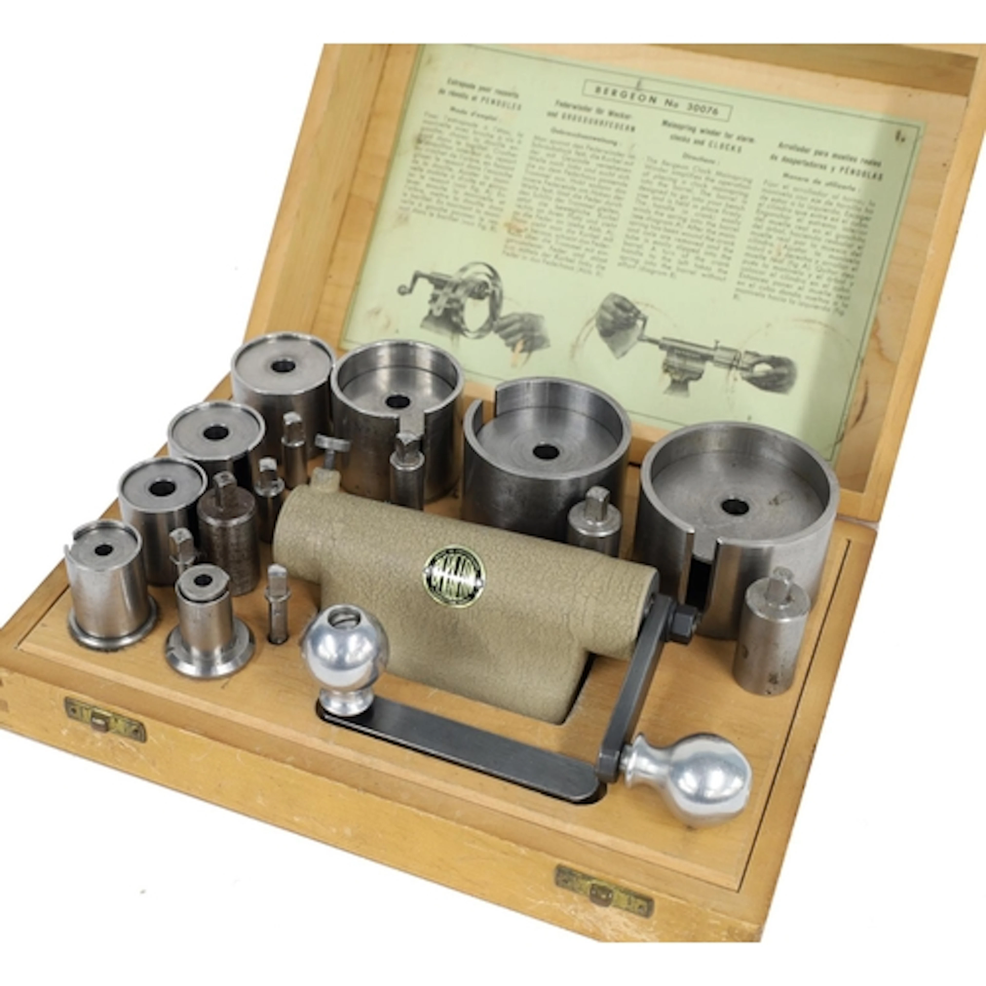 Bergeon mainspring winder for alarm clocks and clocks, no. 3...