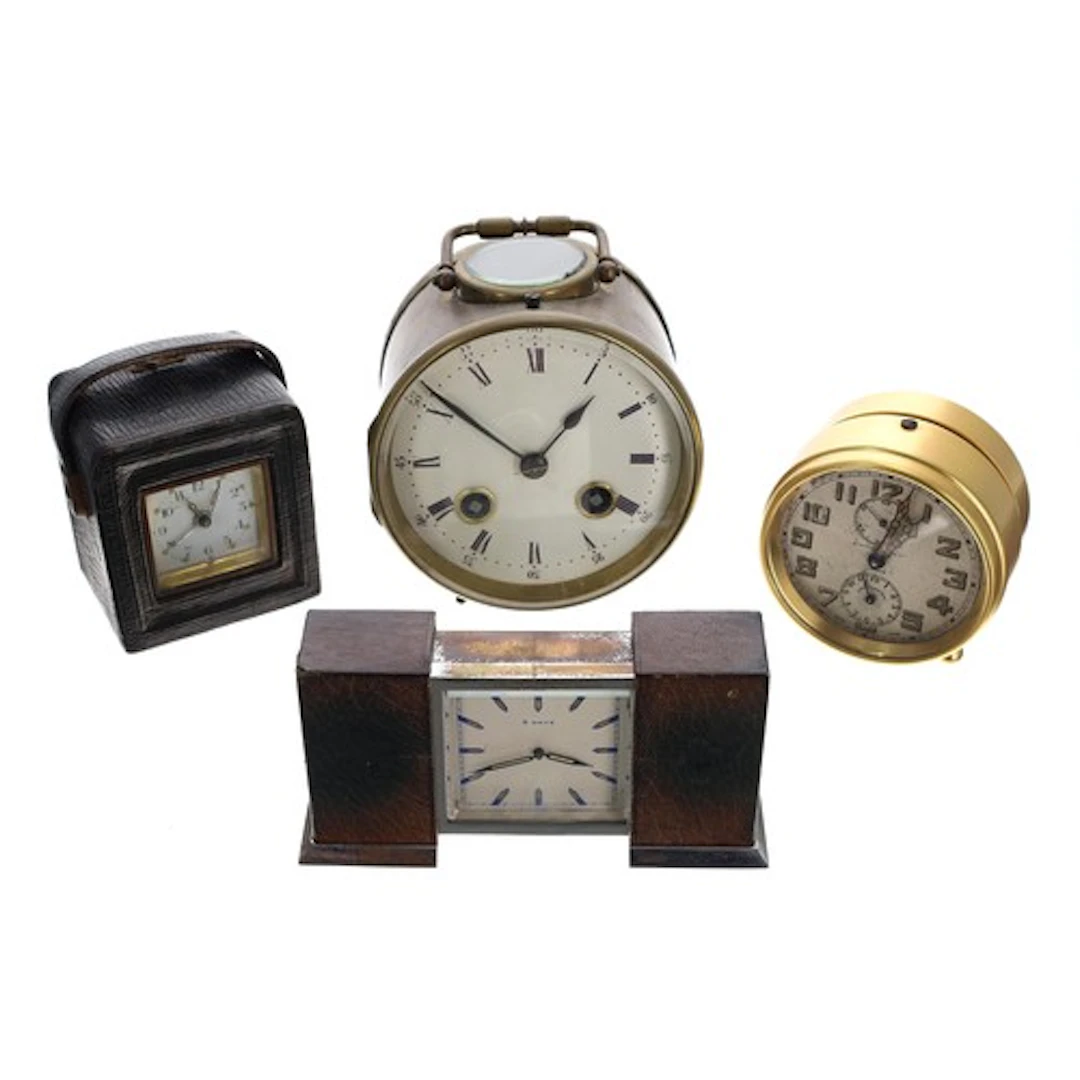 Zenith for Birch & Gaydon Ltd brass cased drum alarm clo...