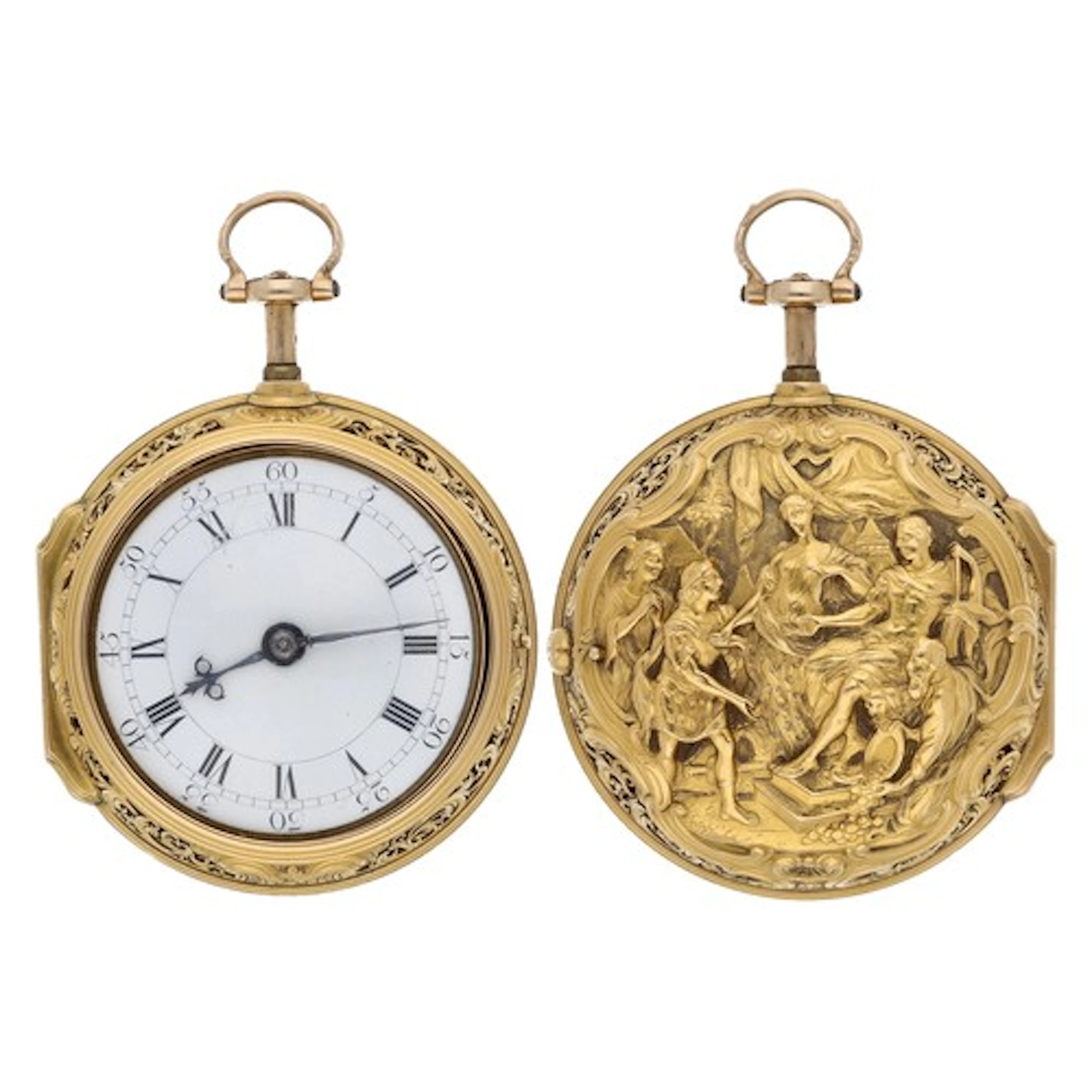 Roger Haselwood, London - fine George III gold quarter repea...