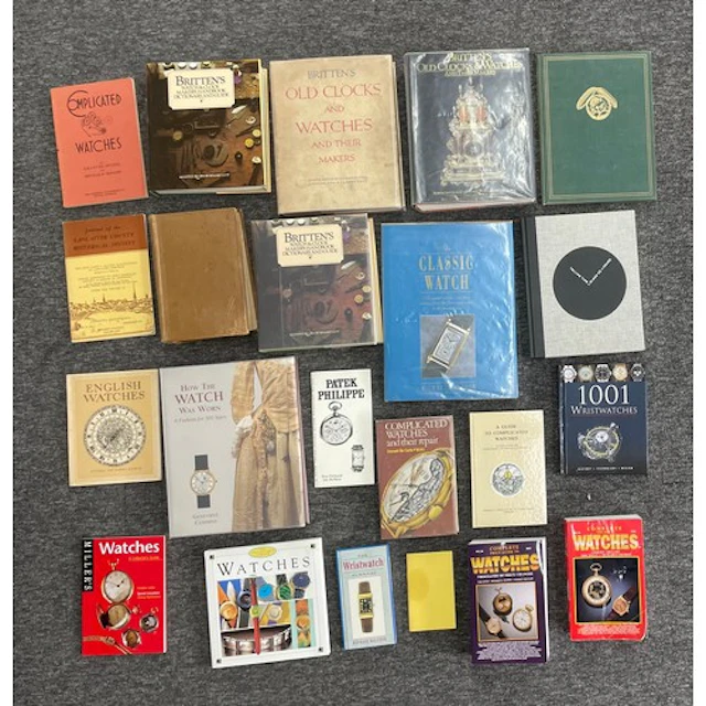 Quantity of books relating to watches to include - Michael B...