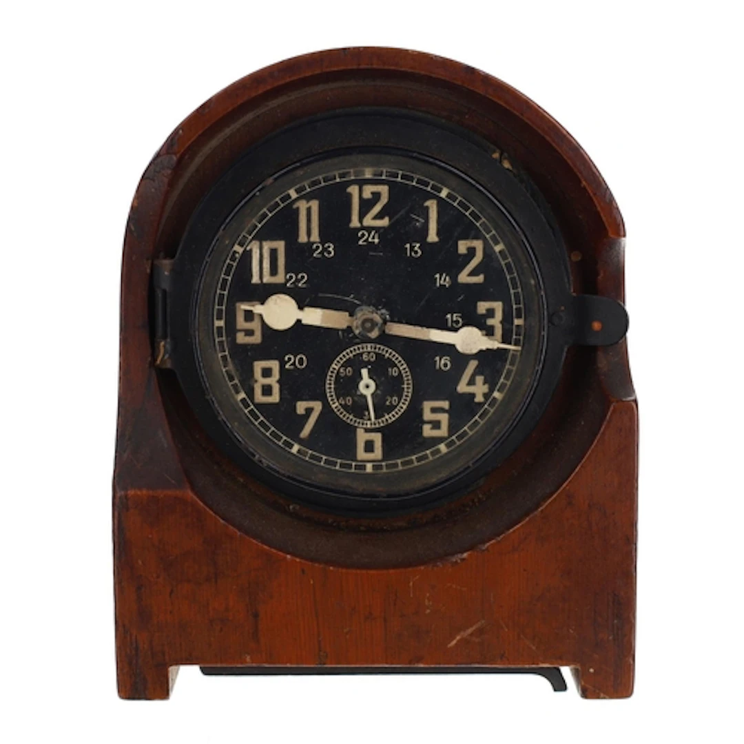 Rare WWII German 'Stationsuhr' (radio/station clock) by Tobi...