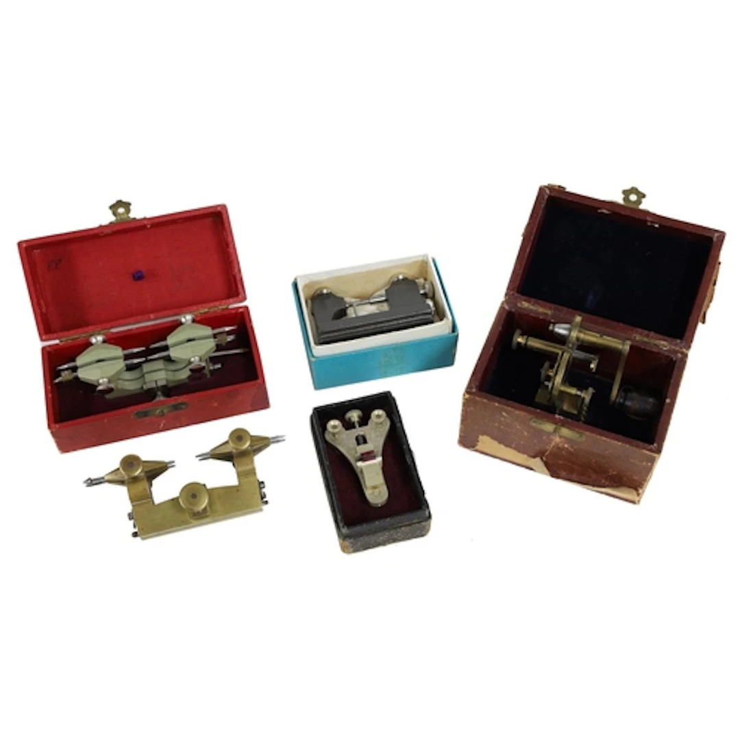 Quantity of watchmakers tools to include a cased milling too...