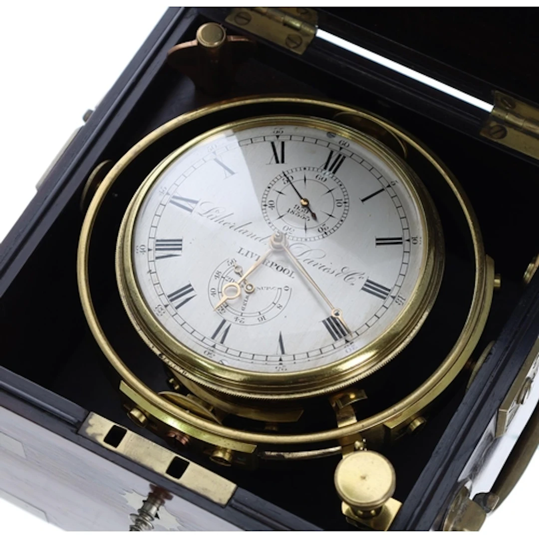 Mid 19th century marine chronometer by Litherland Davies &am...