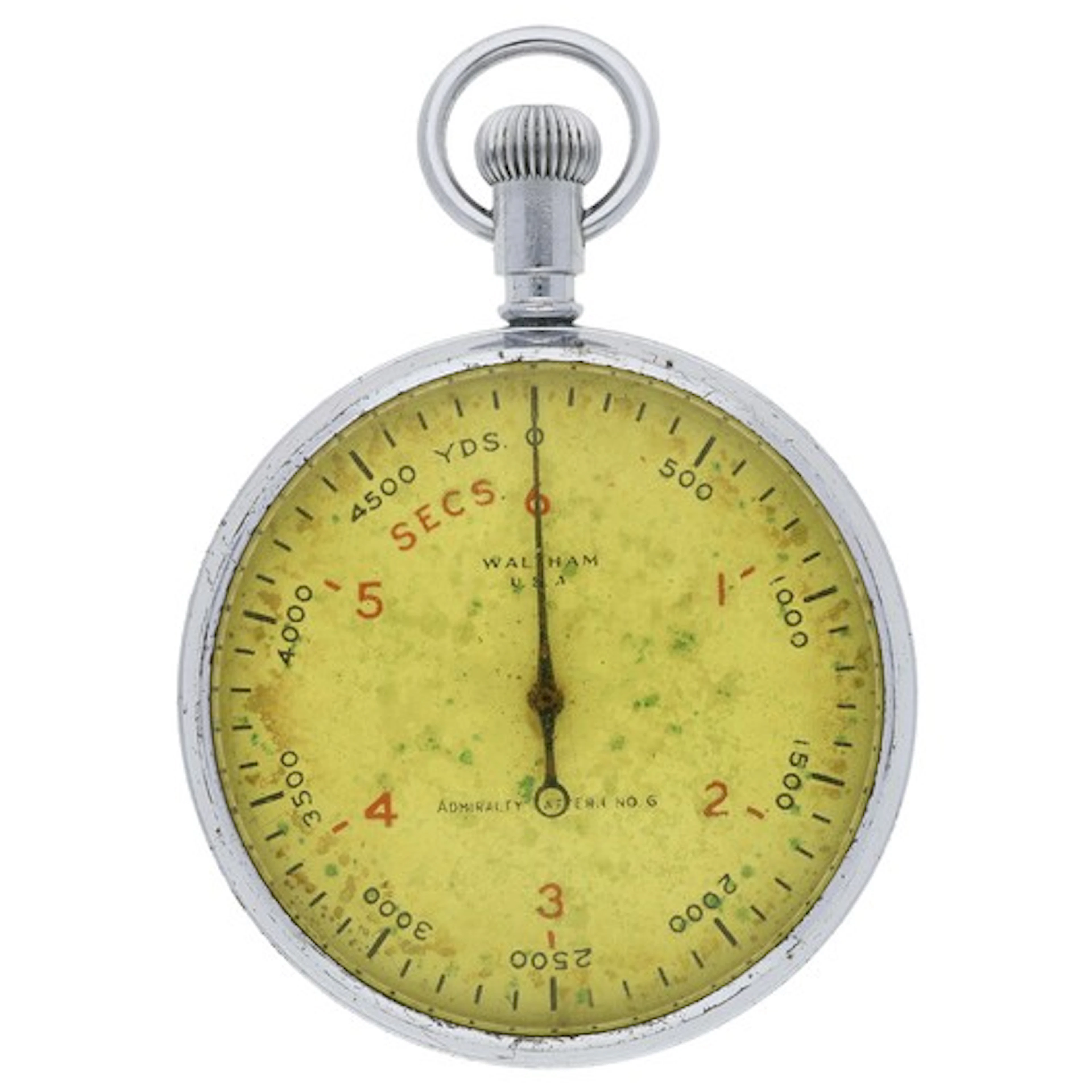 Waltham U.S.A WWII British Royal Navy issue pocket timer, 'A...