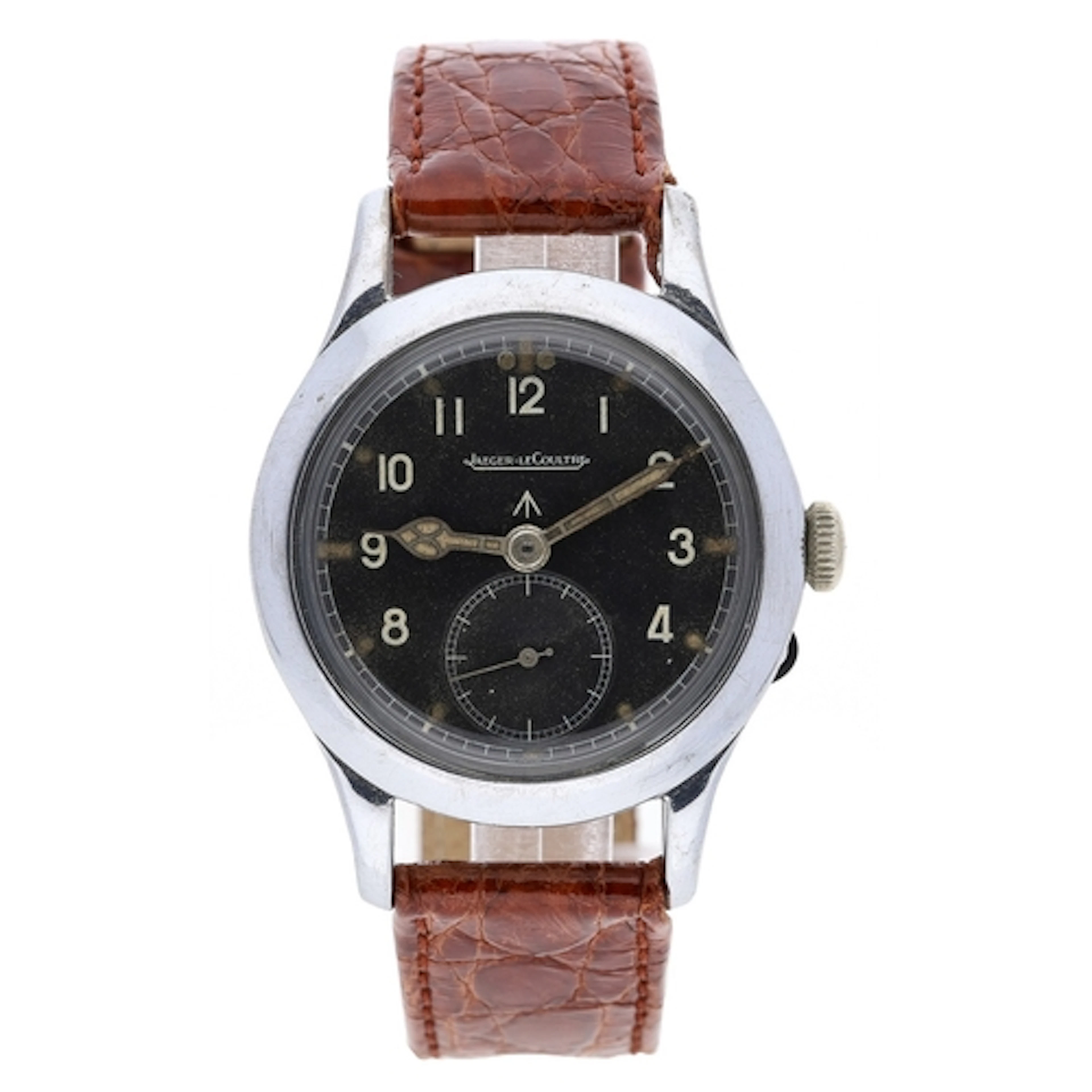 Jaeger-LeCoultre WWII British Military issue chrome plated a...
