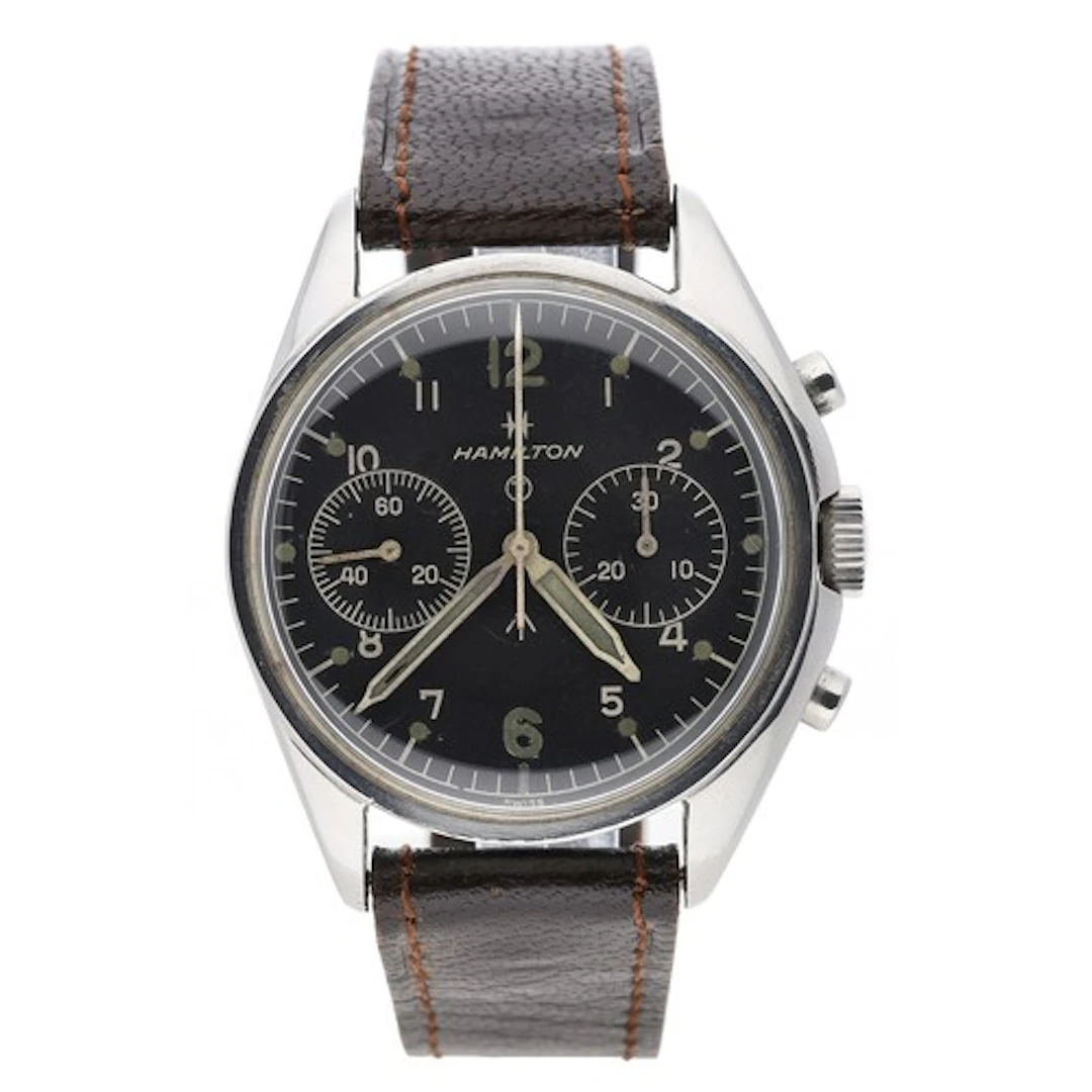 Hamilton British Military Royal Navy 'Fab Four' chronograph ...