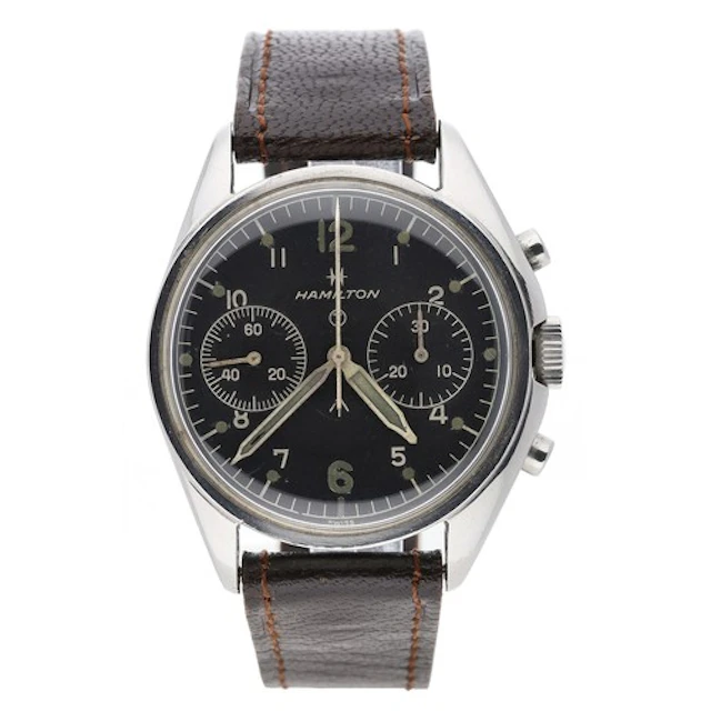 Hamilton British Military Royal Navy 'Fab Four' chronograph ...
