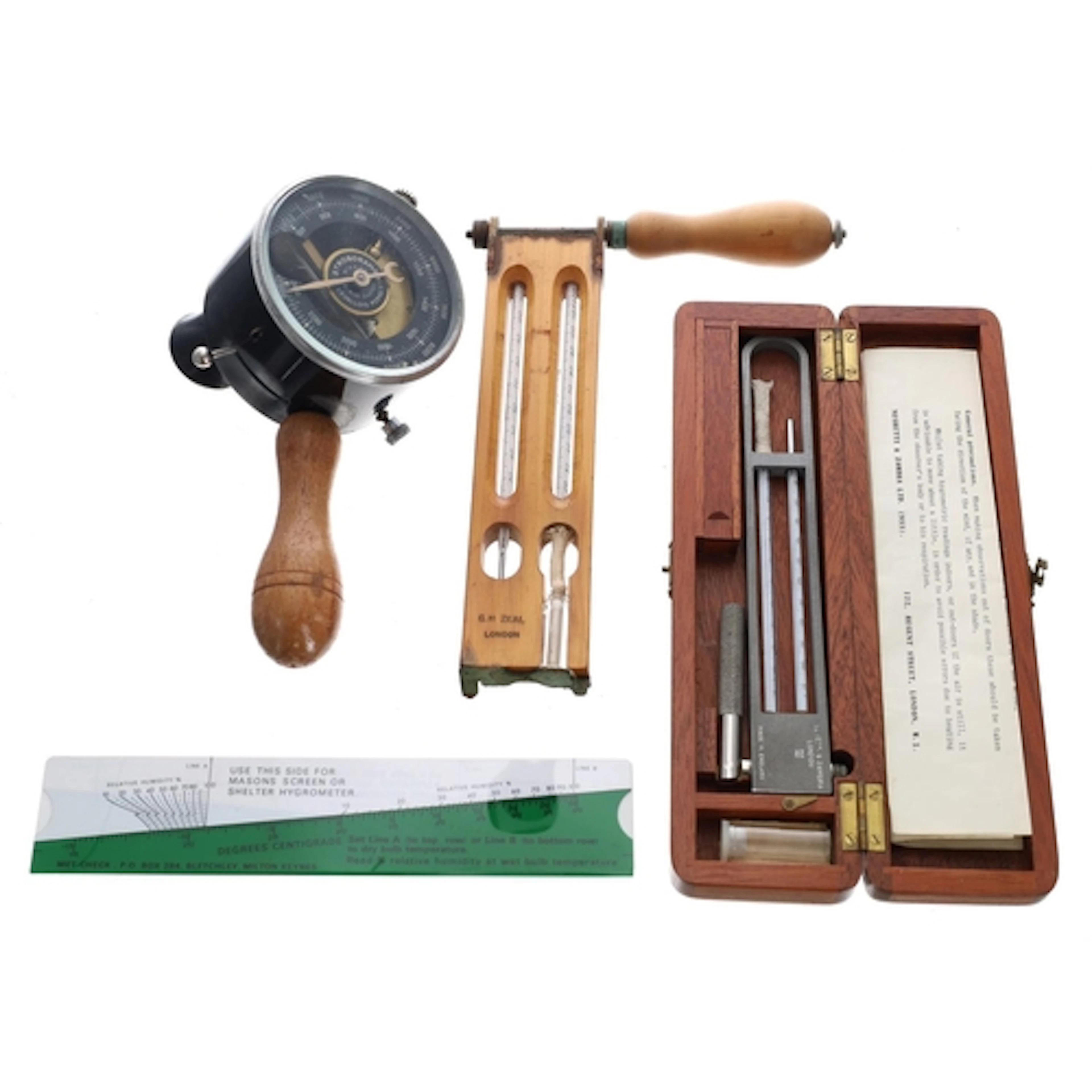 French Stroborama stroboscope, anodised metal case and turne...