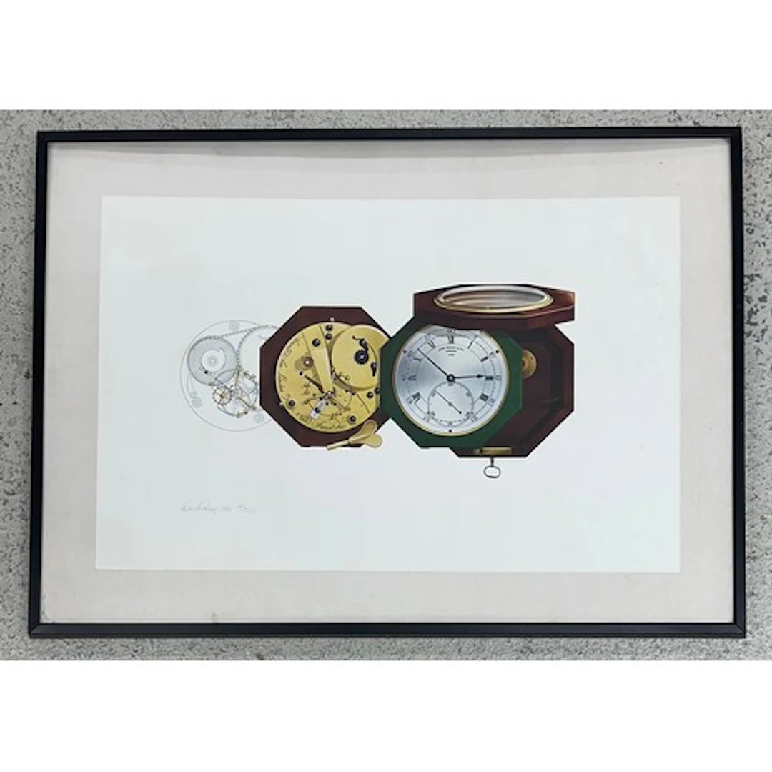 David Penny - horological framed print, limited edition no. ...