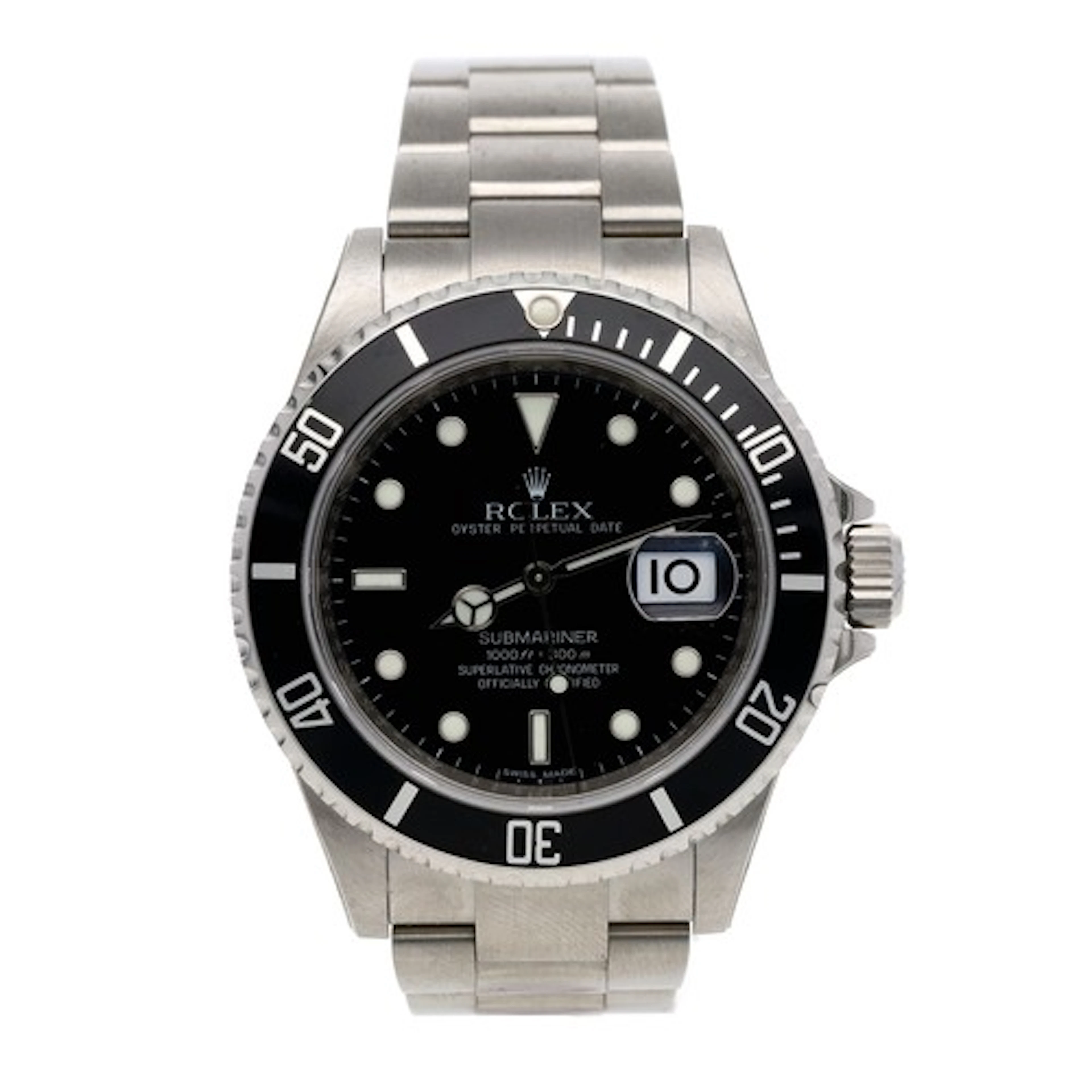 Rolex Oyster Perpetual Date Submariner stainless steel gentl...