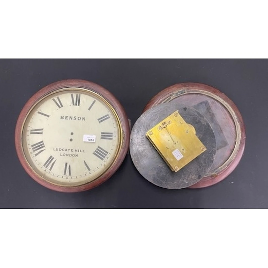 T.W. Elliott Limited single chain fusee wall dial clock move...