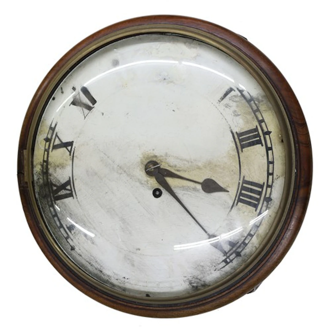 Early 19th century mahogany single fusee wall dial clock for...