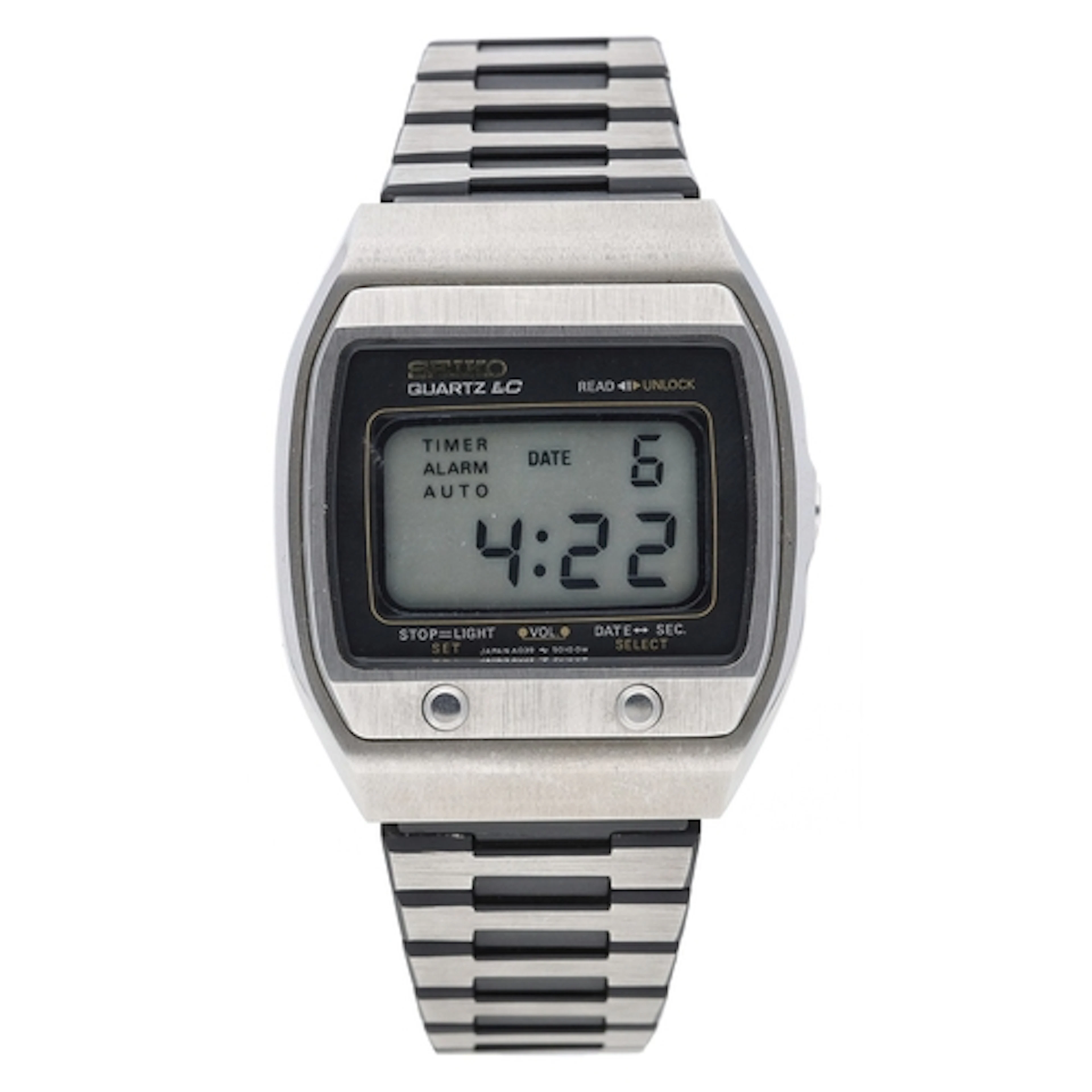 Seiko Quartz LC digital LCD gentleman's wristwatch, referenc...