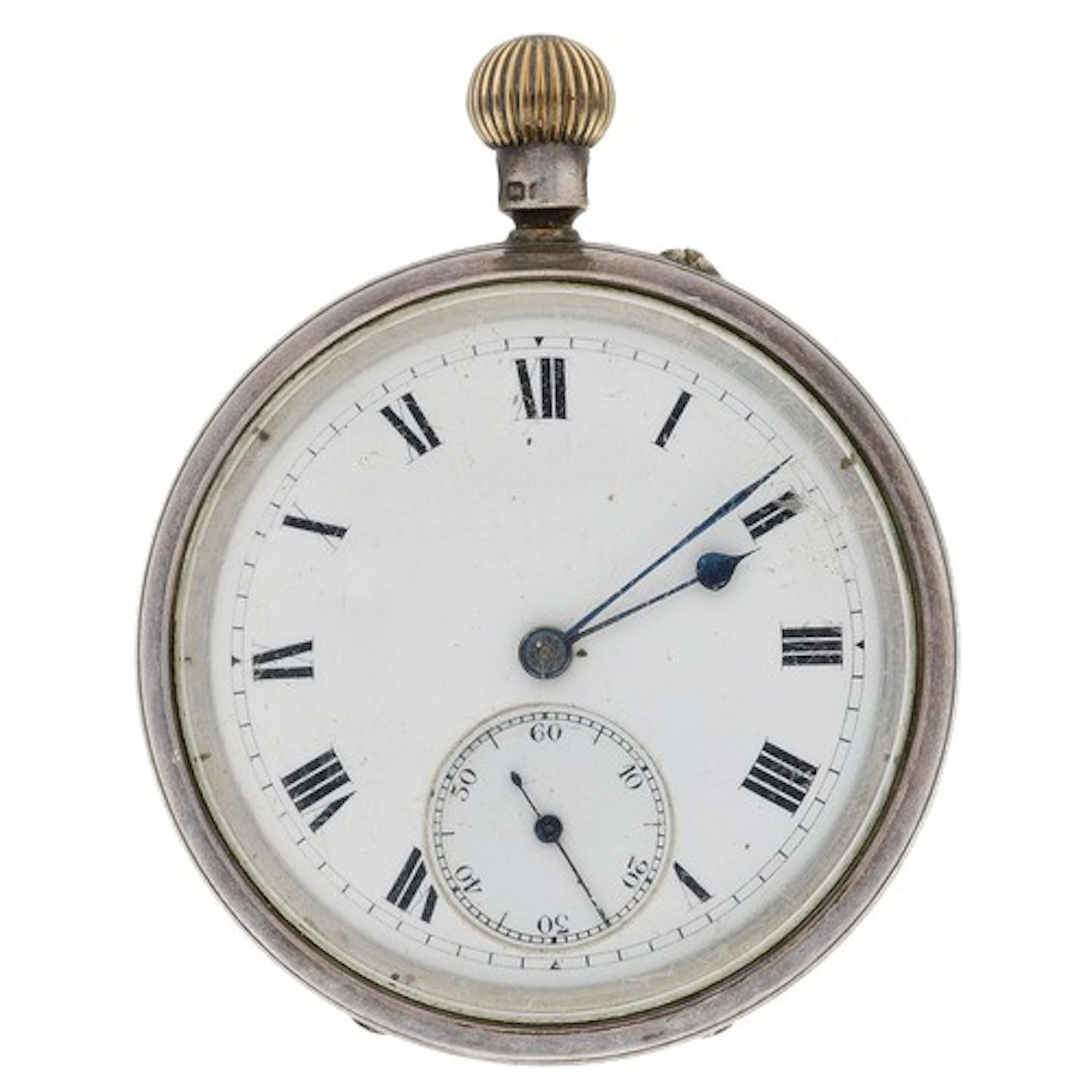 Early 20th Century silver lever pocket watch, Birmingham 192...