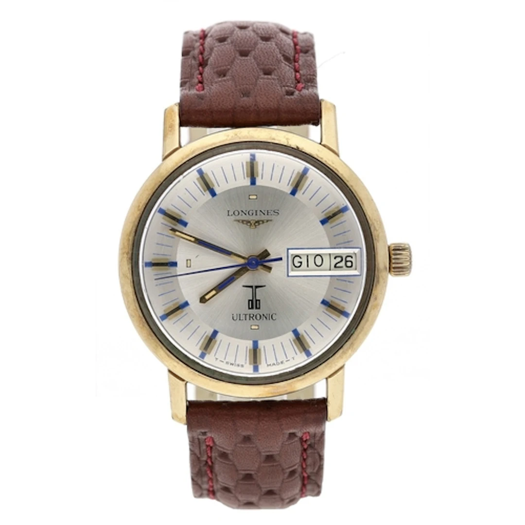 Longines Ultronic gold plated and stainless steel gentleman'...