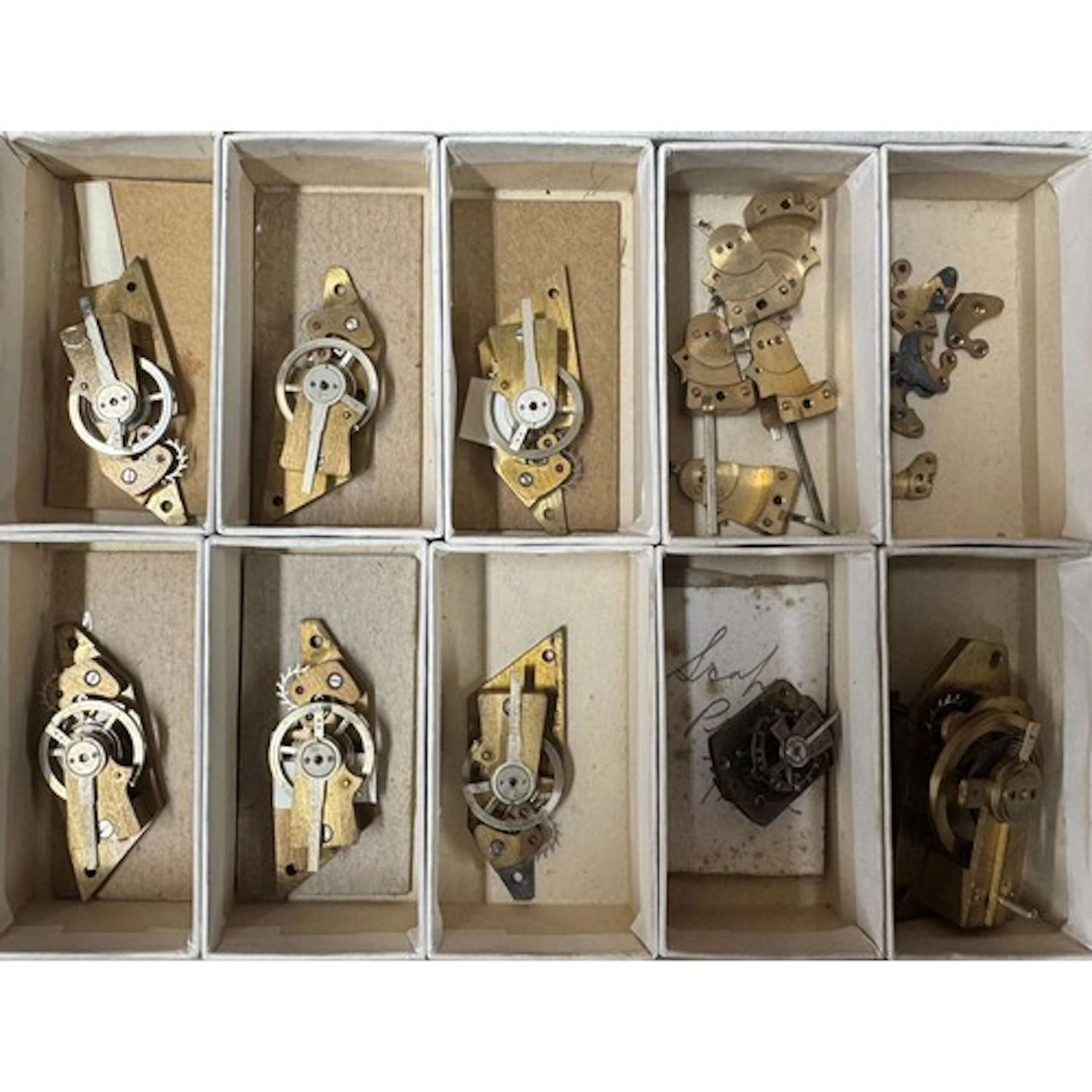 Small selection of platform escapements; also a travel clock...