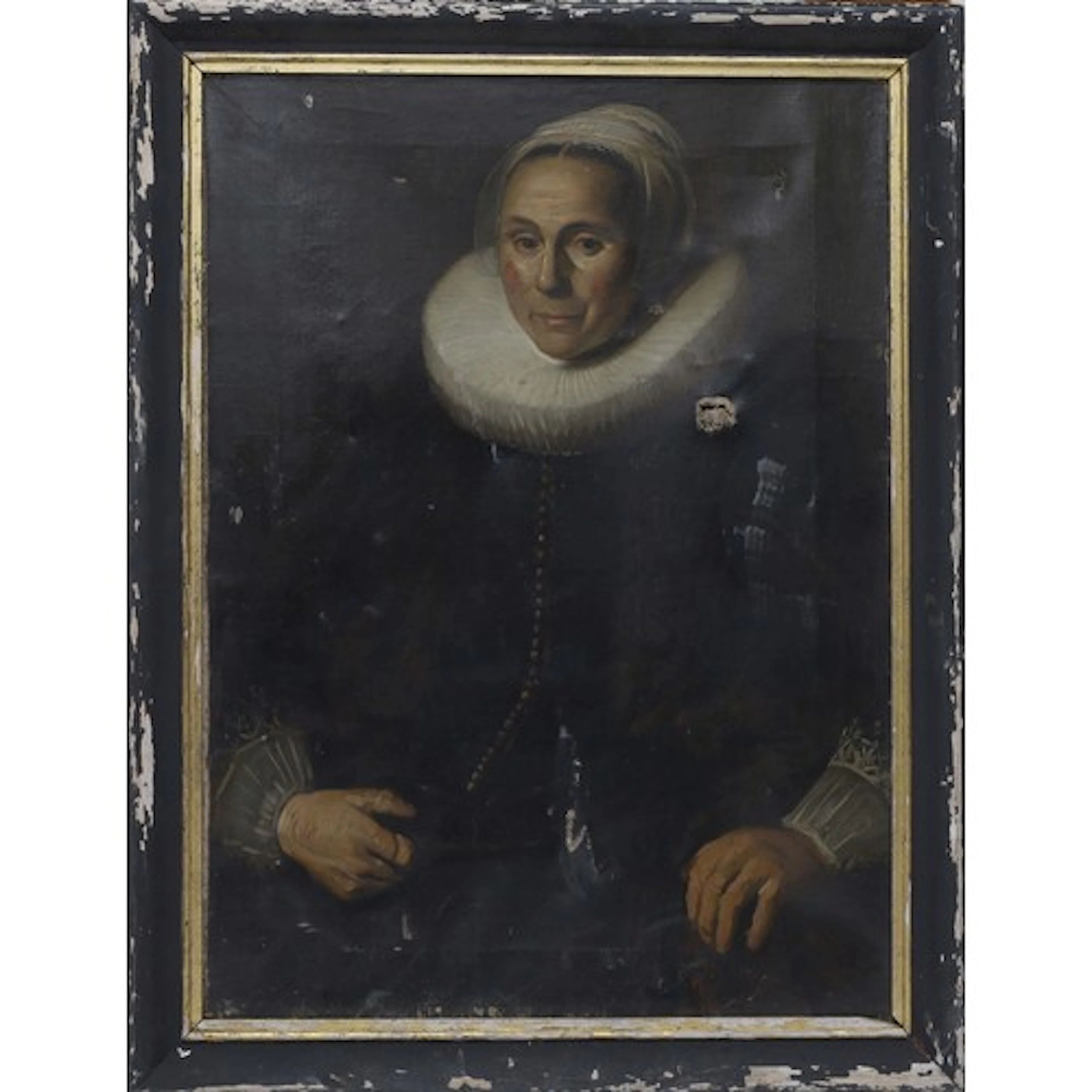 Dutch School (19th century) - Portrait of a seventeenth cent...
