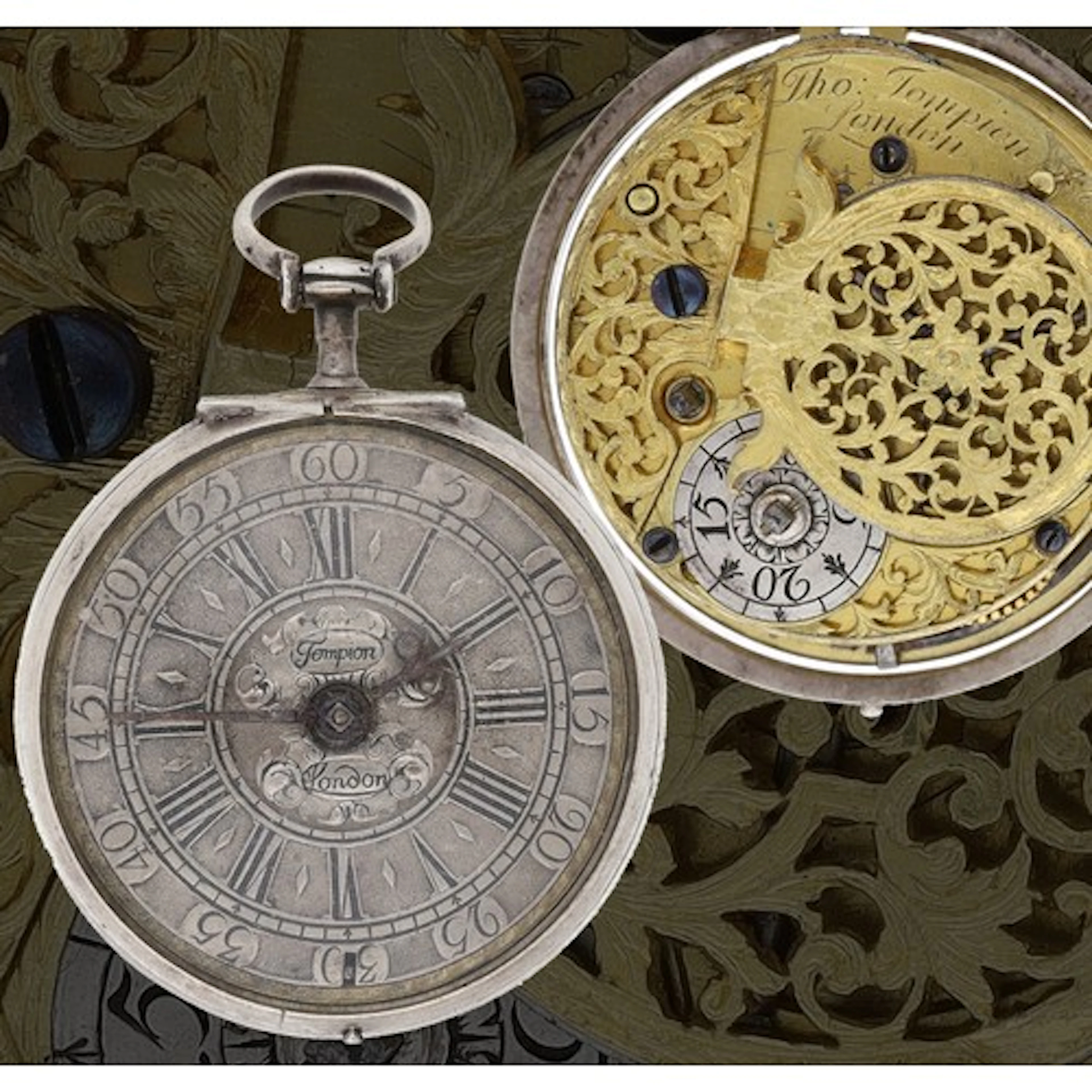 Thomas Tompion, London - Fine English verge pocket watch, No...