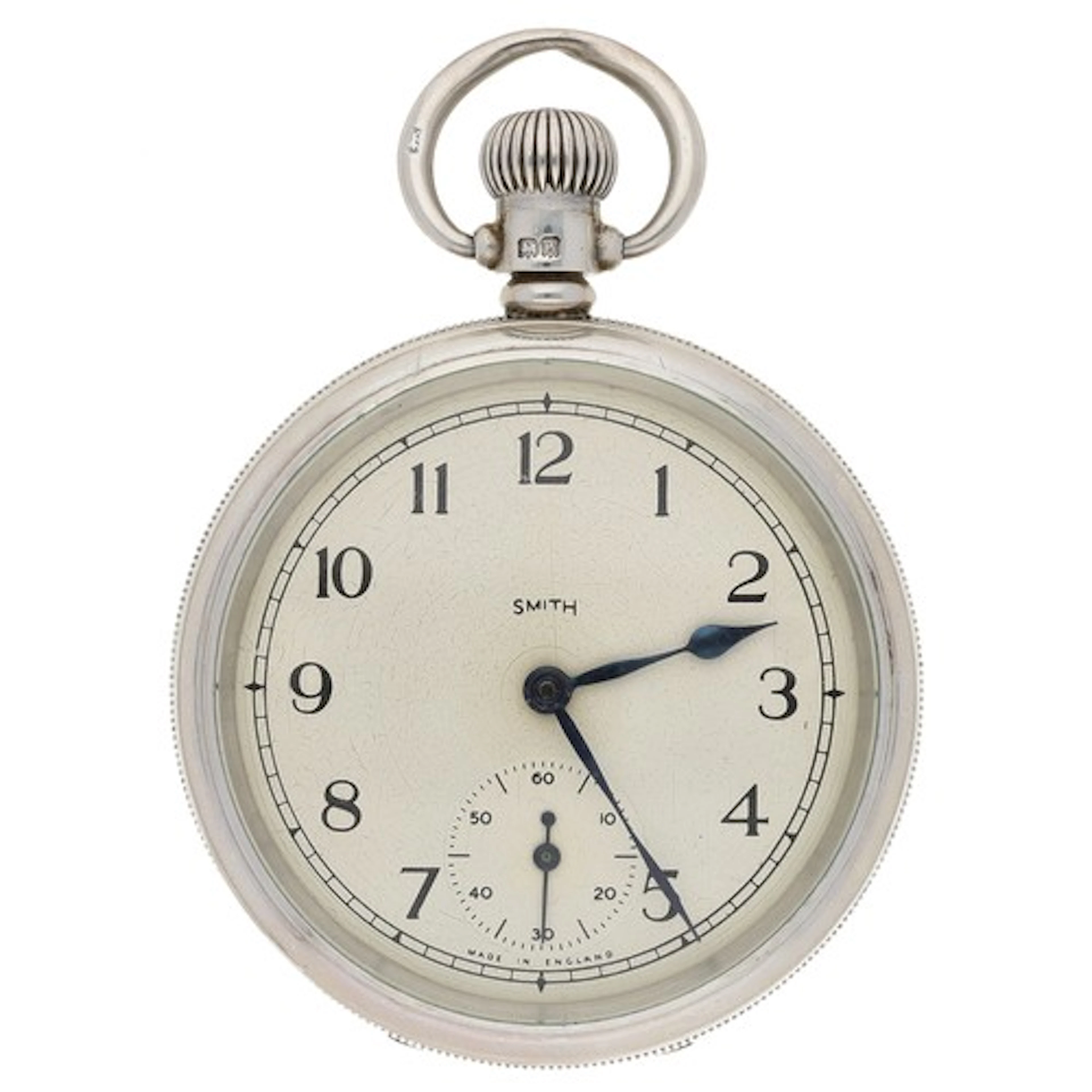Smith silver lever pocket watch, Birmingham 1921, unsigned m...
