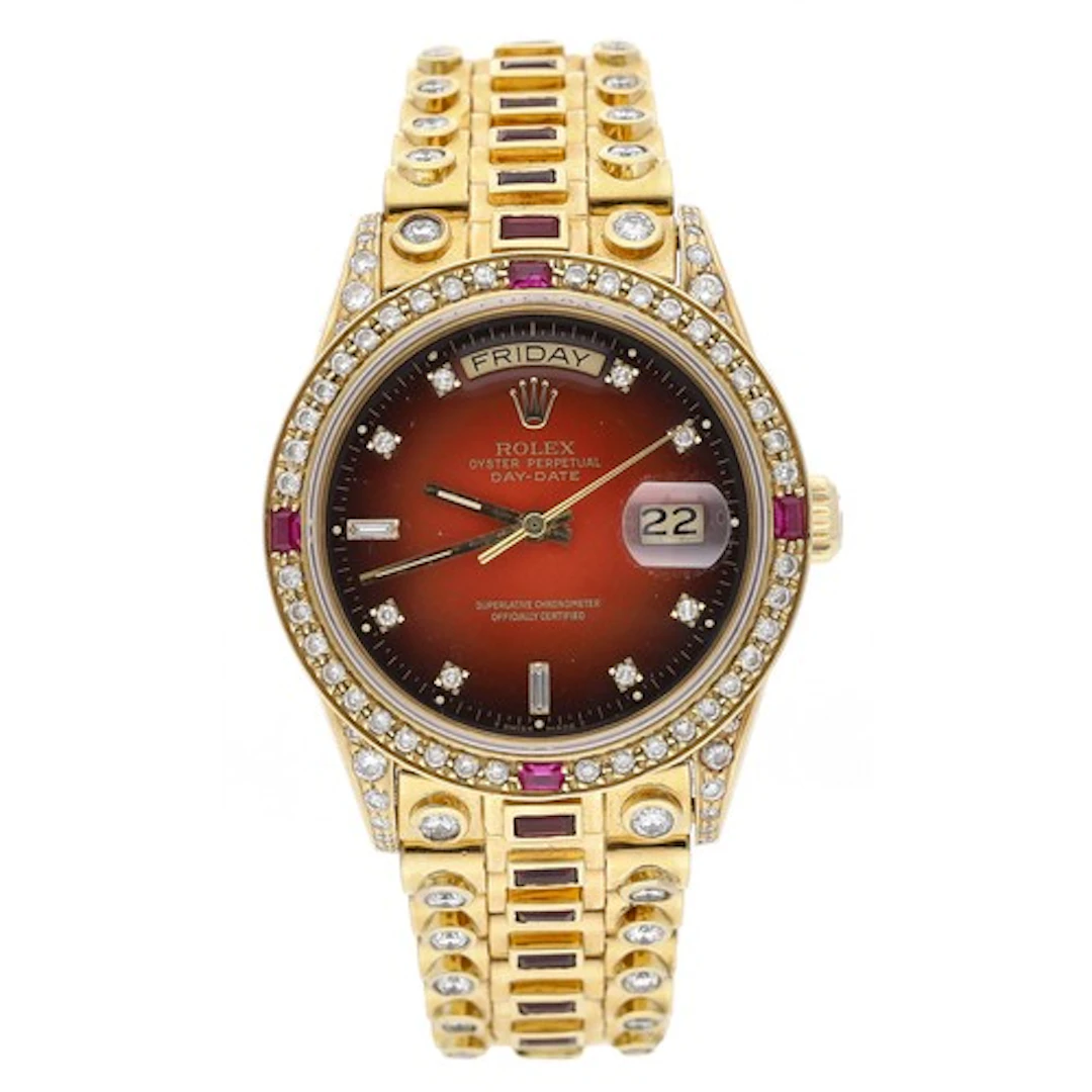 Rolex Oyster Perpetual Day-Date 18ct gentleman's' wristwatch...