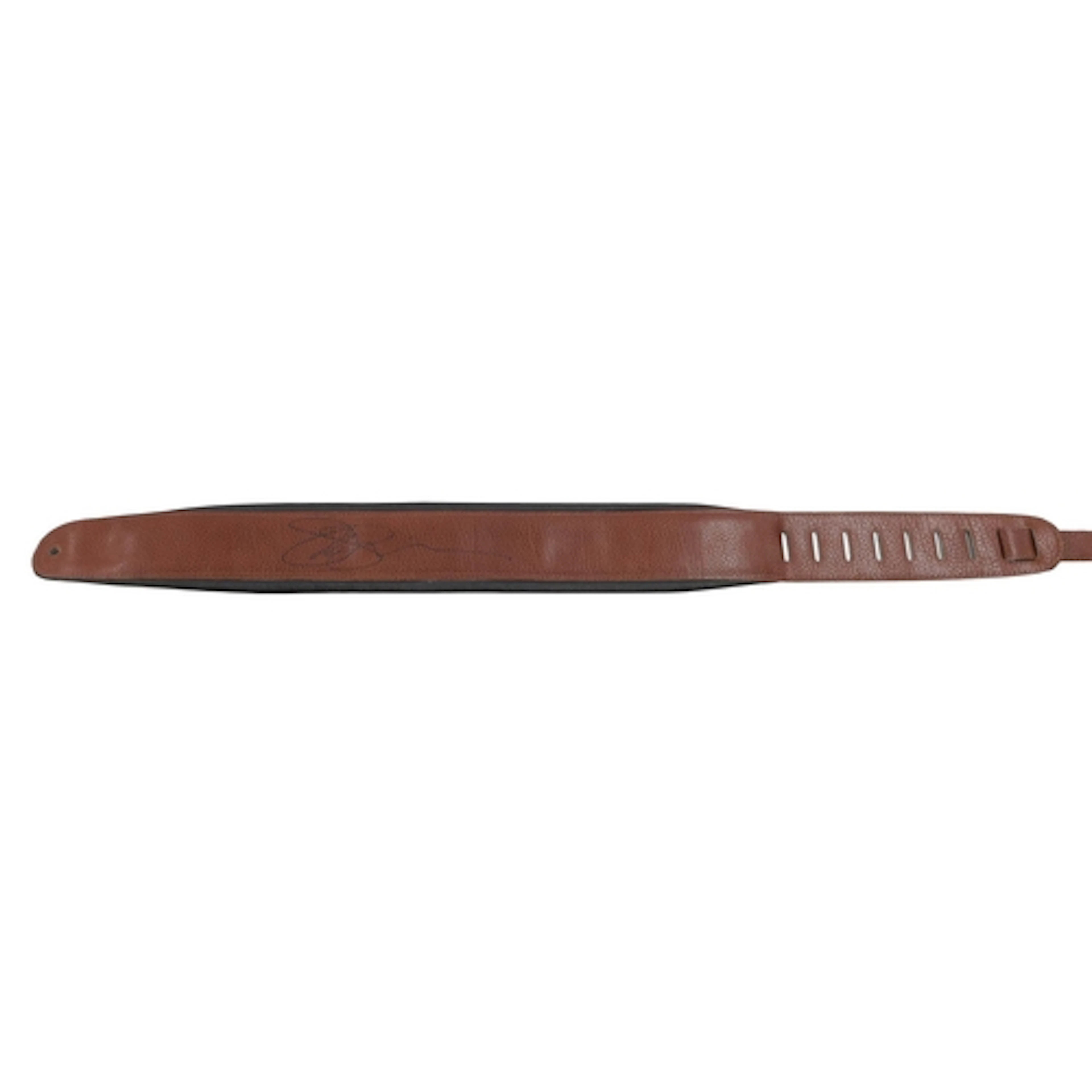 Joe Satriani - autographed leather guitar strap...