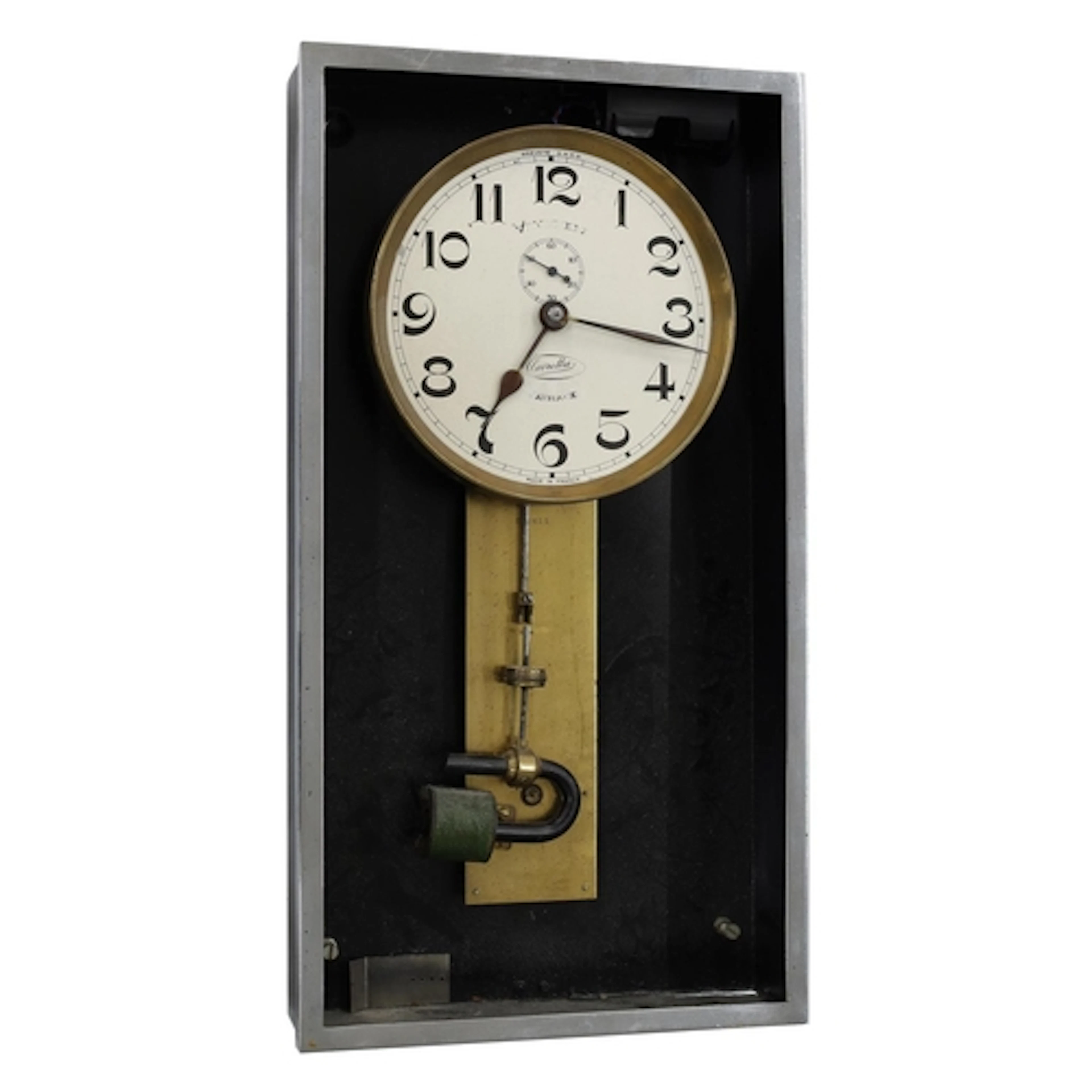ATO electrically impulsed pendulum clock, circa 1930s, No. 5...