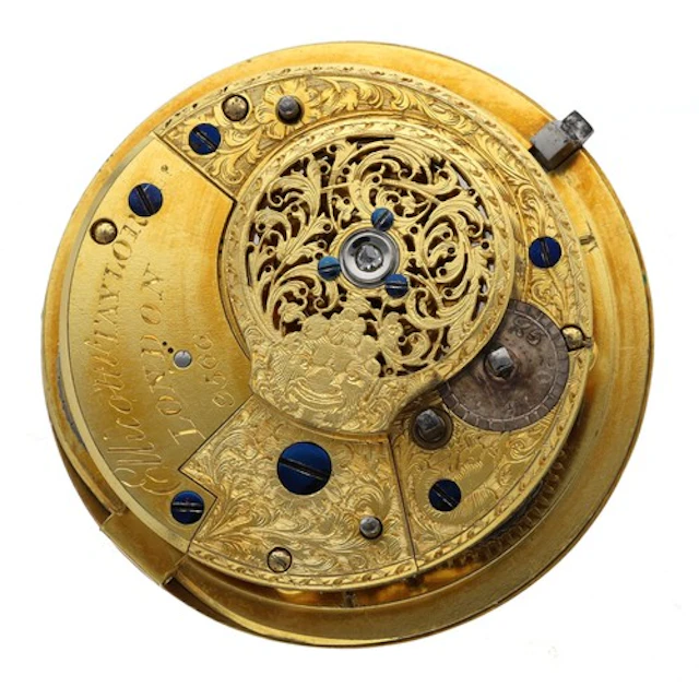 Ellicott & Taylor, London - fusee cylinder pocket watch ...