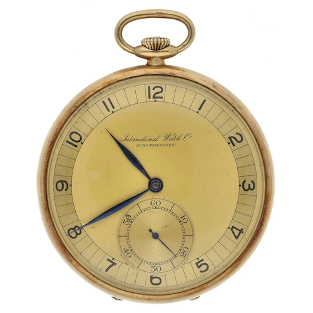 IWC (International Watch Co.) Shaffhausen 14ct lever pocket ...