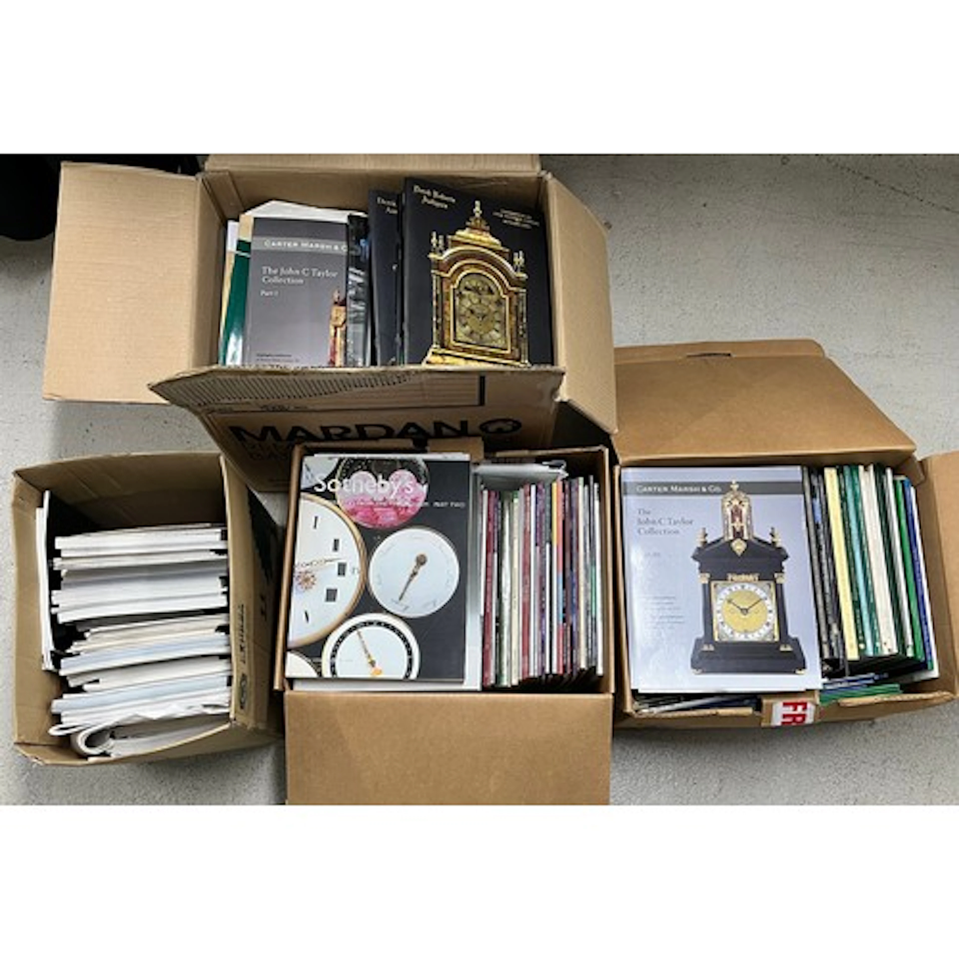Large quantity of auction catalogues principally relating to...
