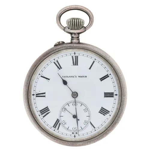 Tavanne's Watch - silver (0.935) 'Borgel' cased lever pocket...