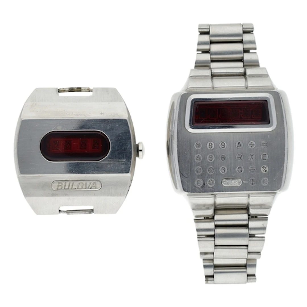Rare Pulsar Time Computer digital LED stainless steel gentle...