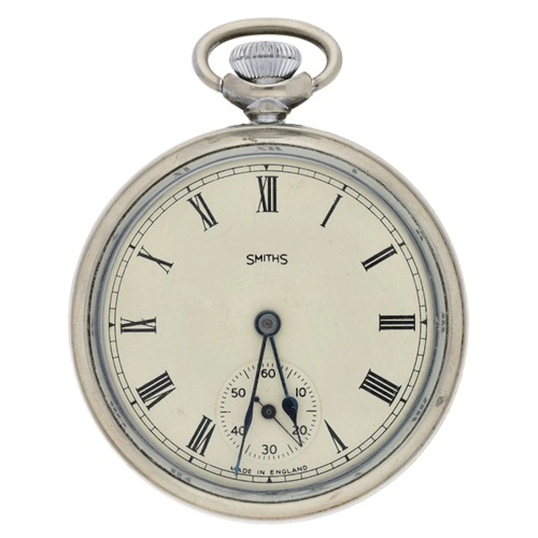 Smiths nickel cased lever pocket watch, unsigned 15 jewel mo...