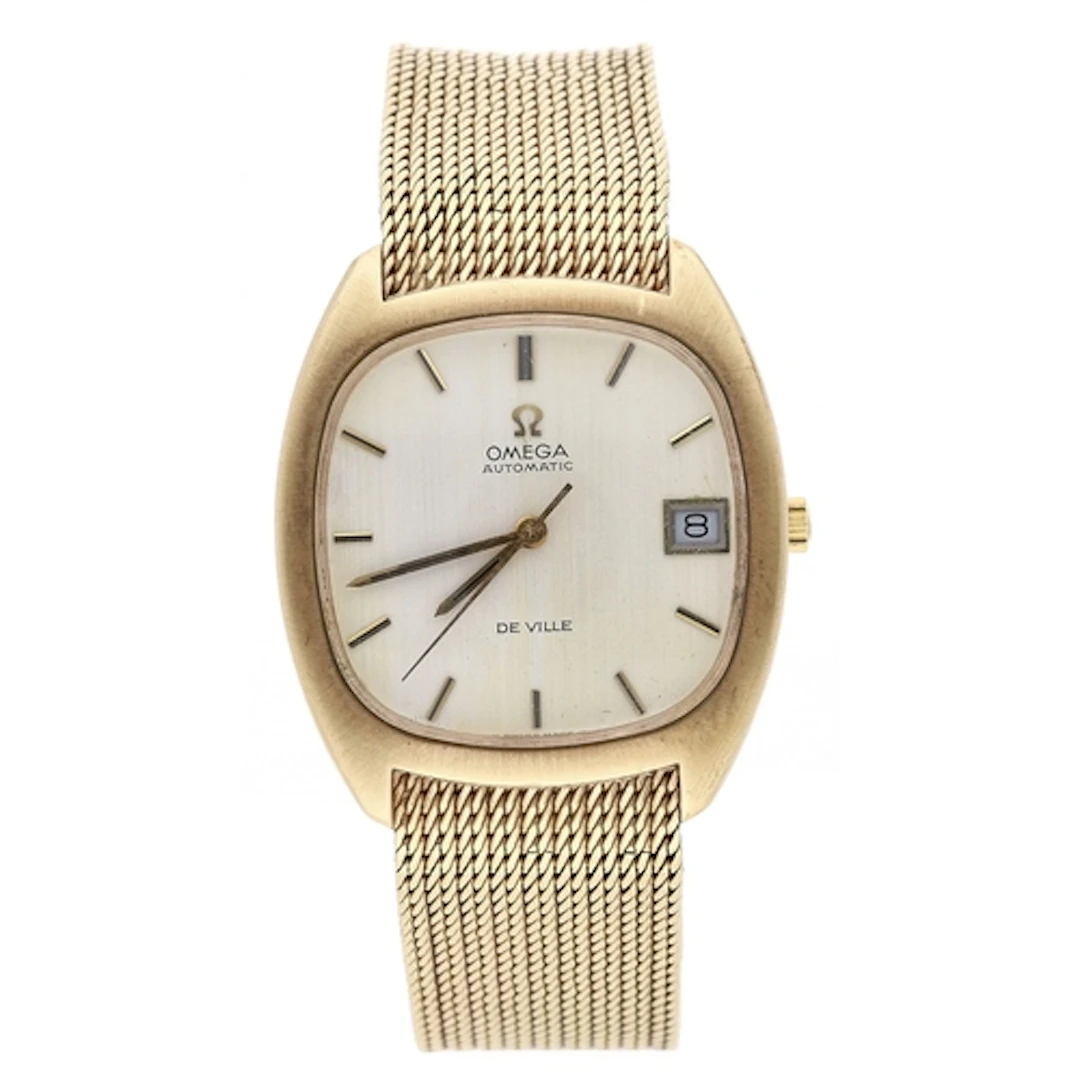 Omega De Ville automatic 9ct gentleman's wristwatch, referen...