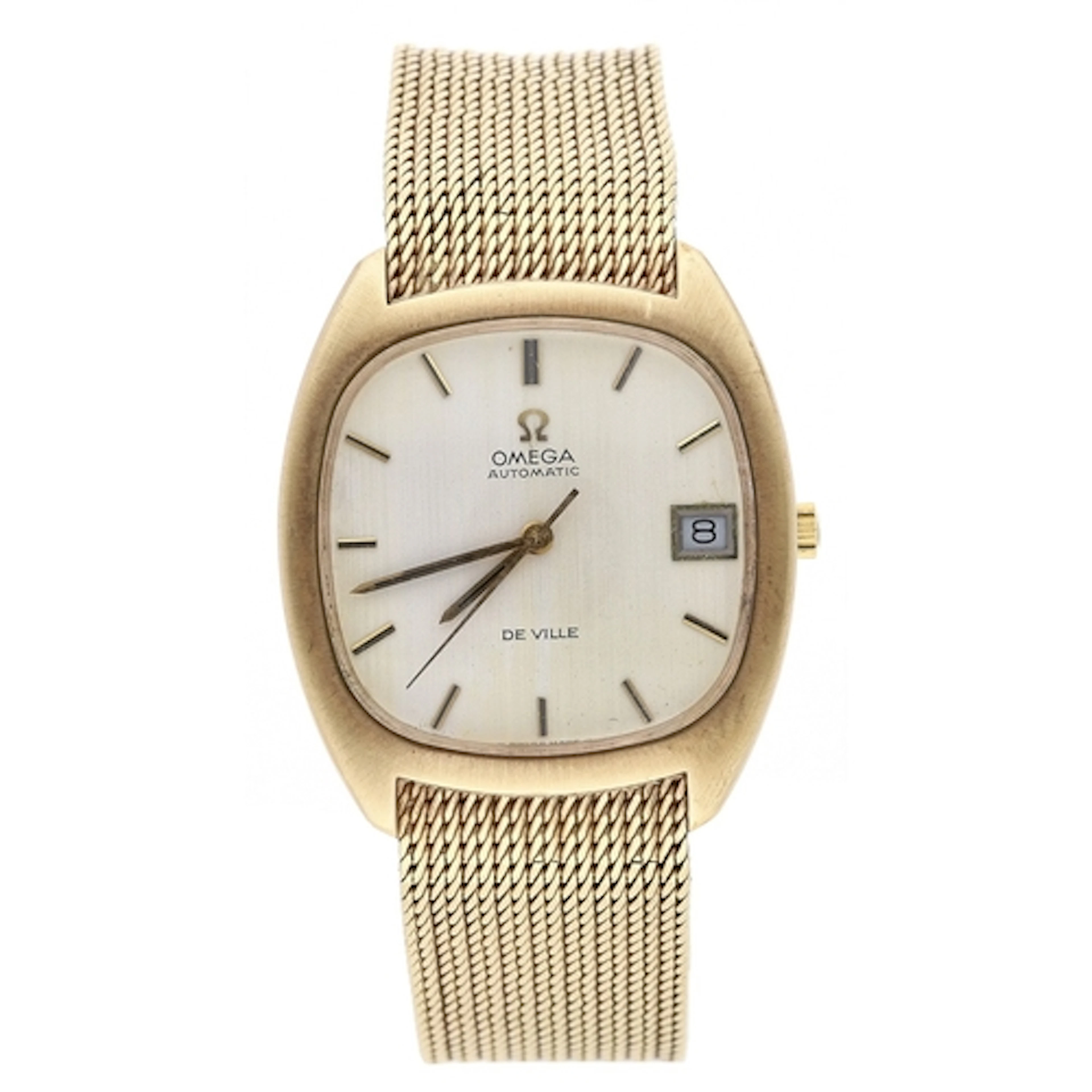 Omega De Ville automatic 9ct gentleman's wristwatch, referen...