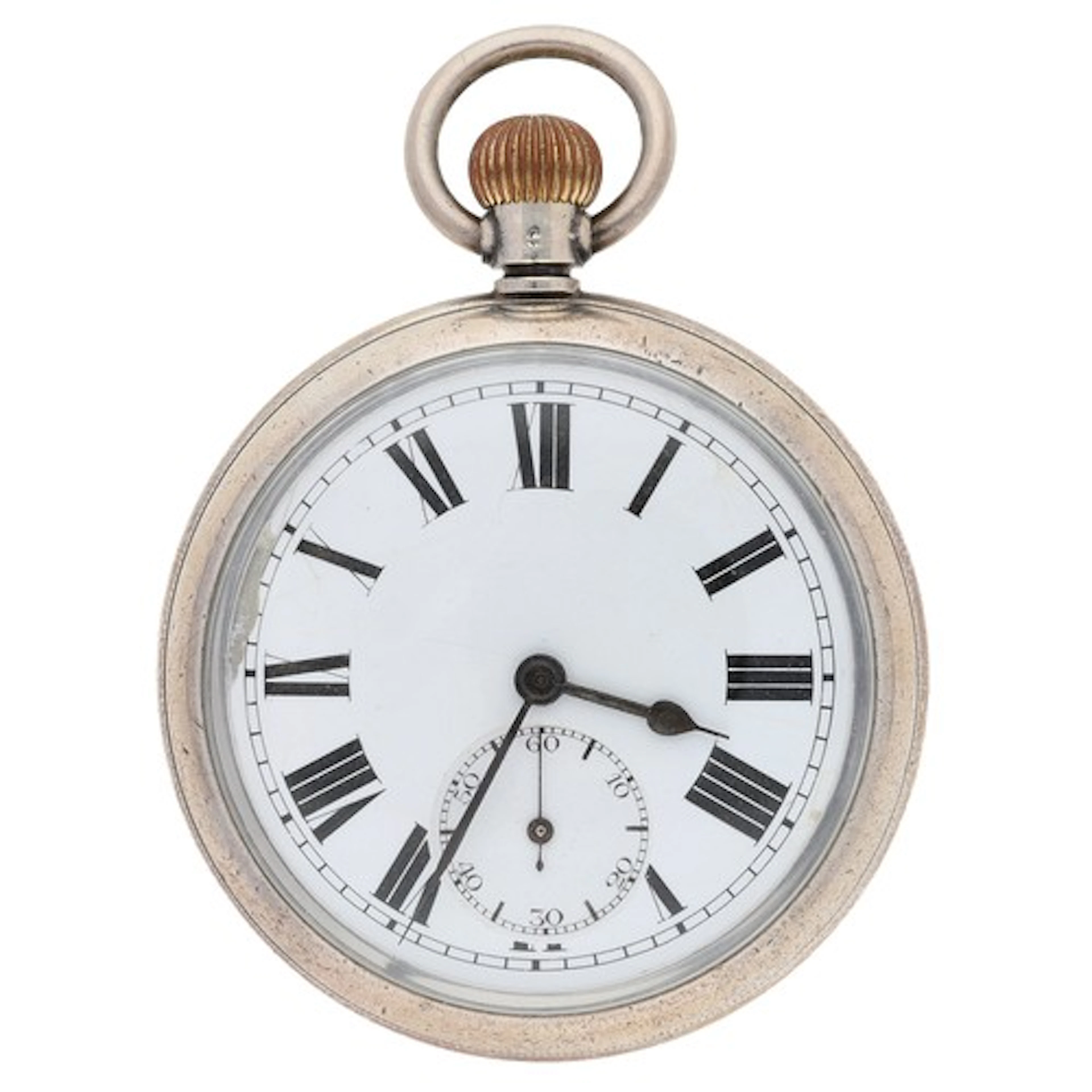 Swiss silver (925) lever pocket watch, import hallmarks Lond...
