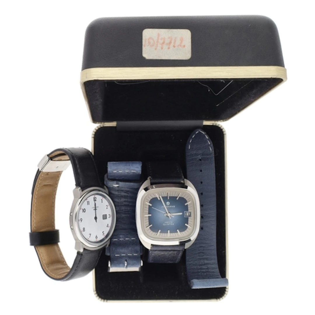 Junghans Astra Quartz gentleman's wristwatch for repair, blu...