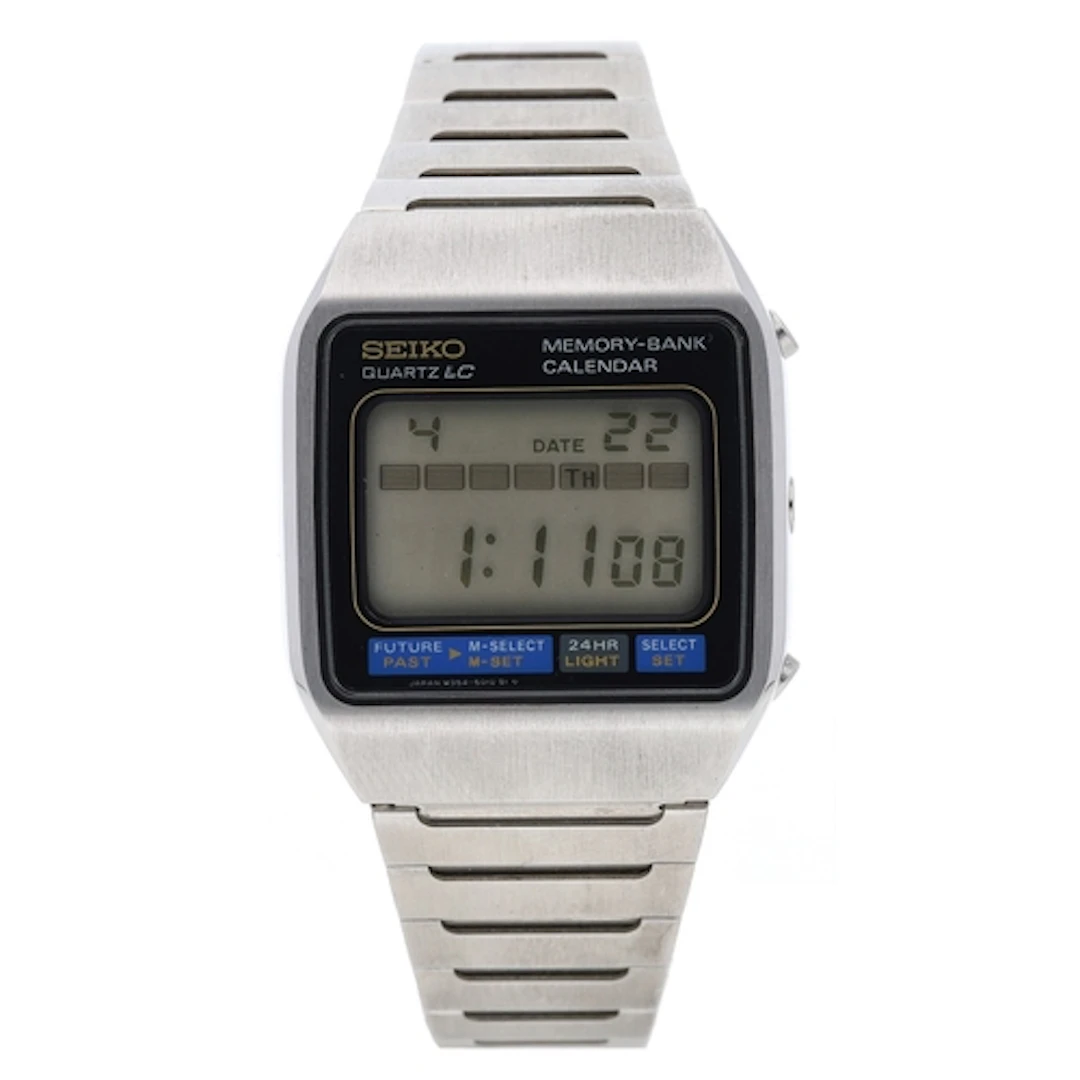 Seiko Quartz LC Memory-Bank Calendar 'James Bond Moonraker' ...